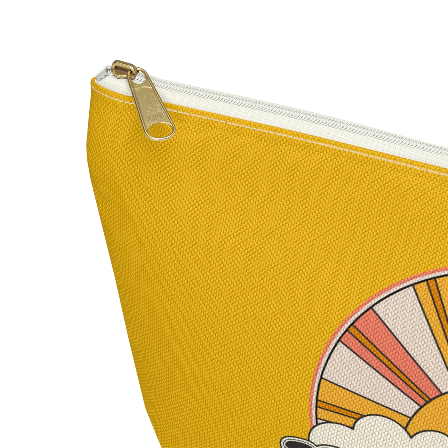 Christian Hopeful Rainbow Sunshine Print Design Accessory Pouch w T-bottom