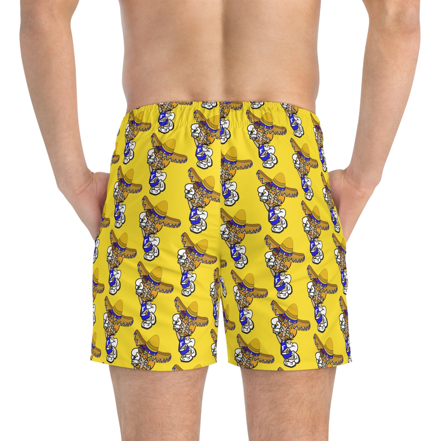 Sombrero Midget Swim Trunks - Yellow