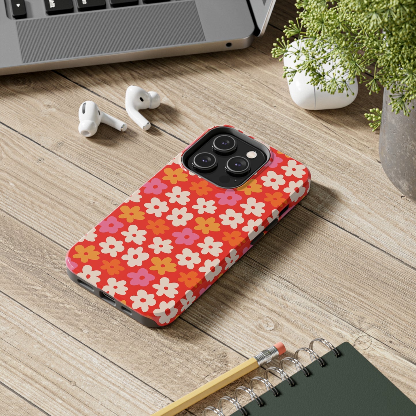 Flower Retro Tough Phone Cases
