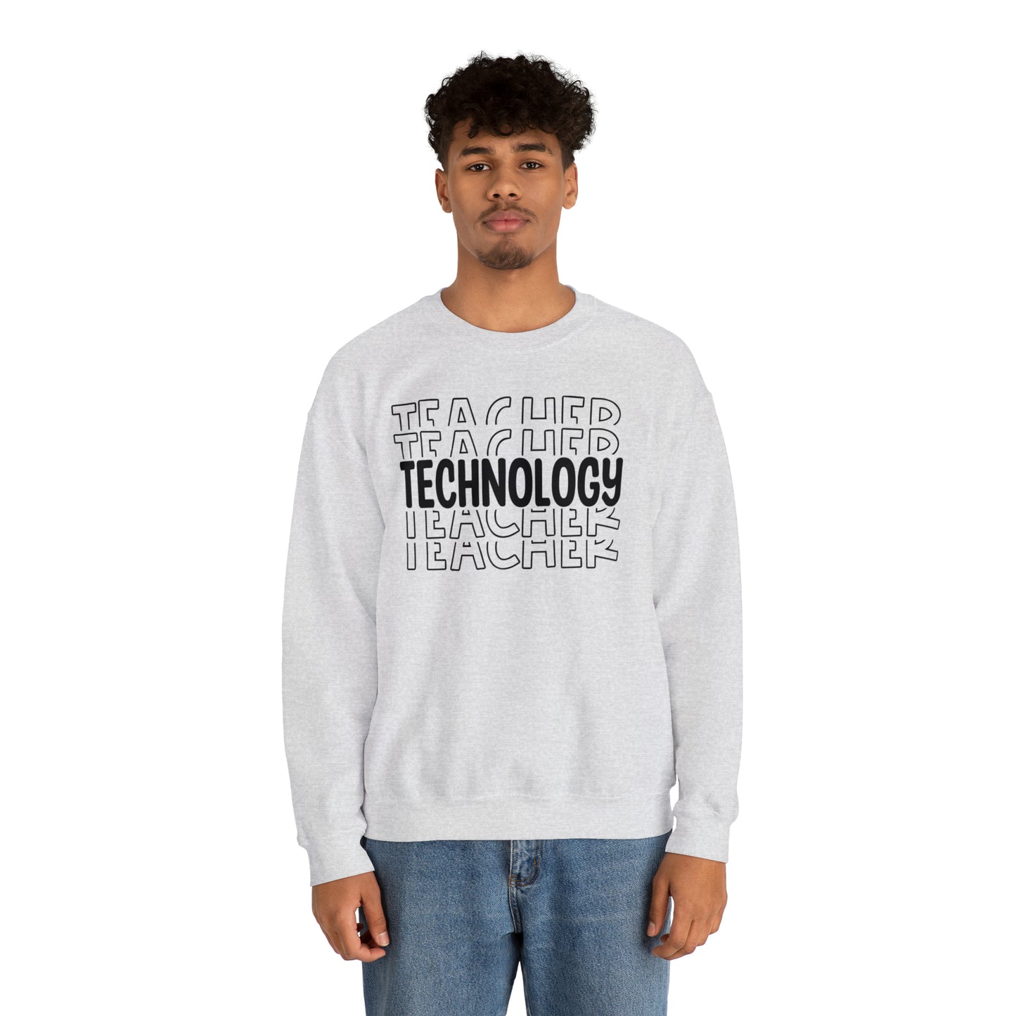 Technology Teacher Lined Heavyweight Crewneck Sweatshirt