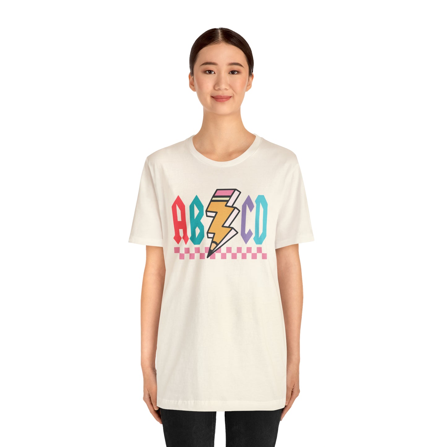 Vintage ABCD Teacher T-Shirt