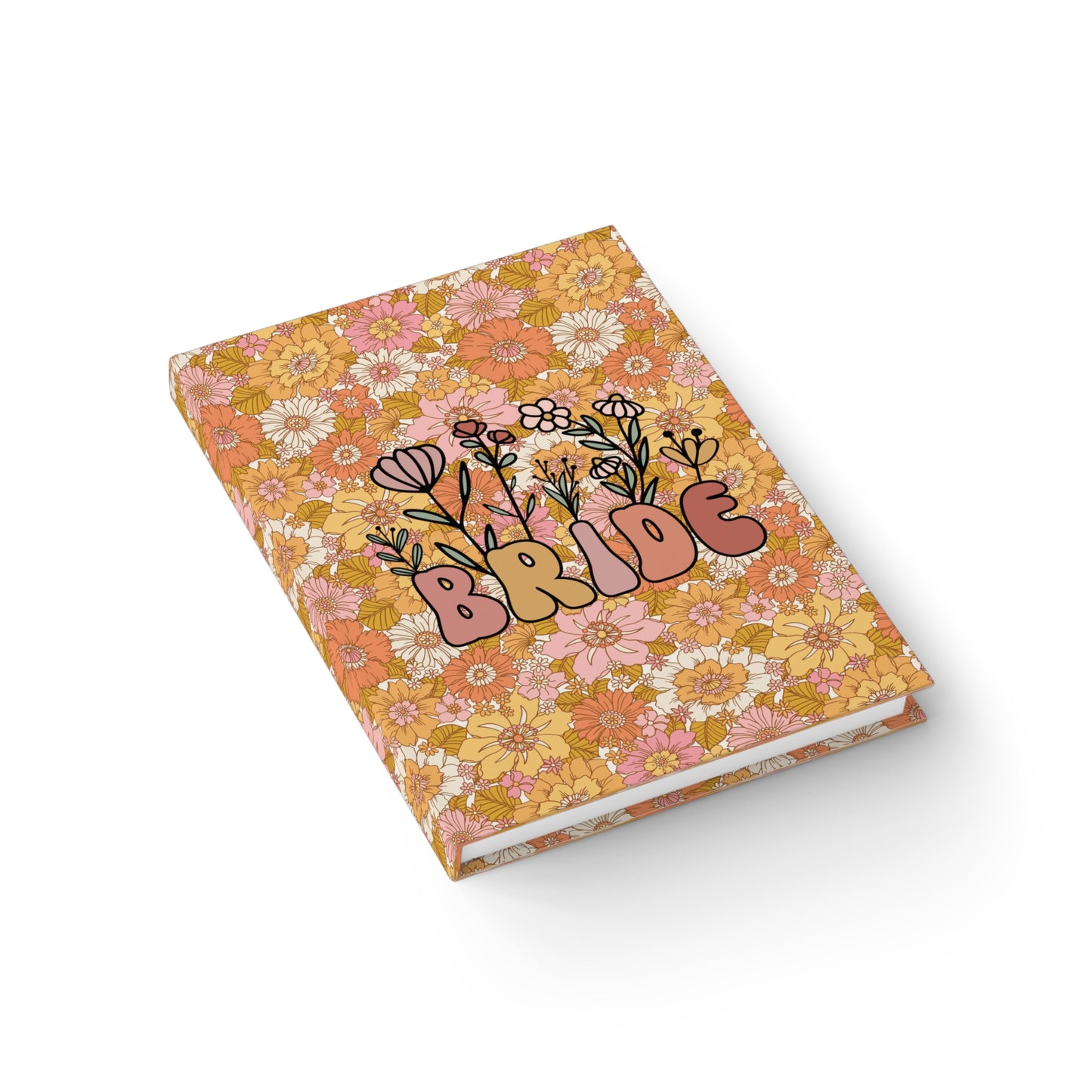 Boho Floral Bride  Journal - Blank