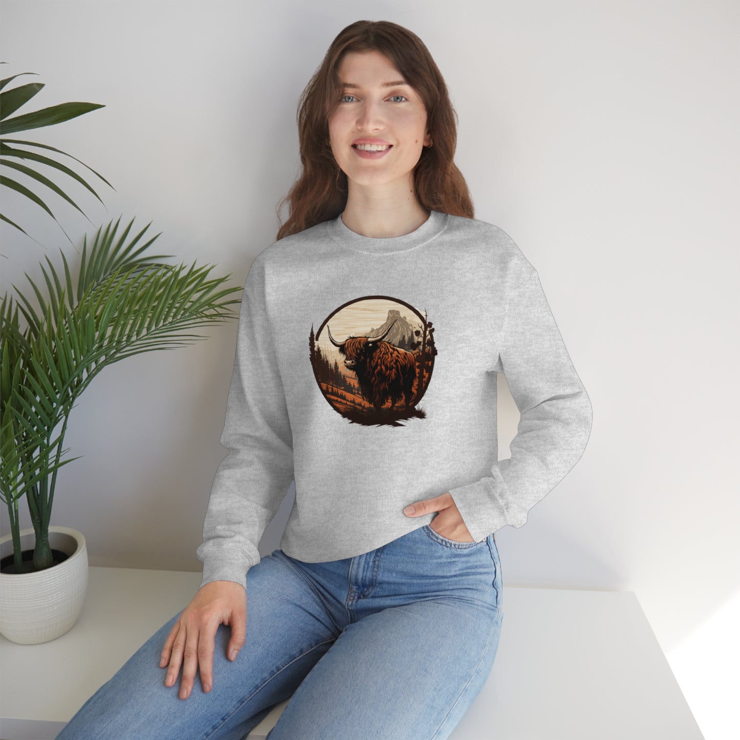 Vintage Buffalo Unisex Heavy Blend™ Crewneck Sweatshirt