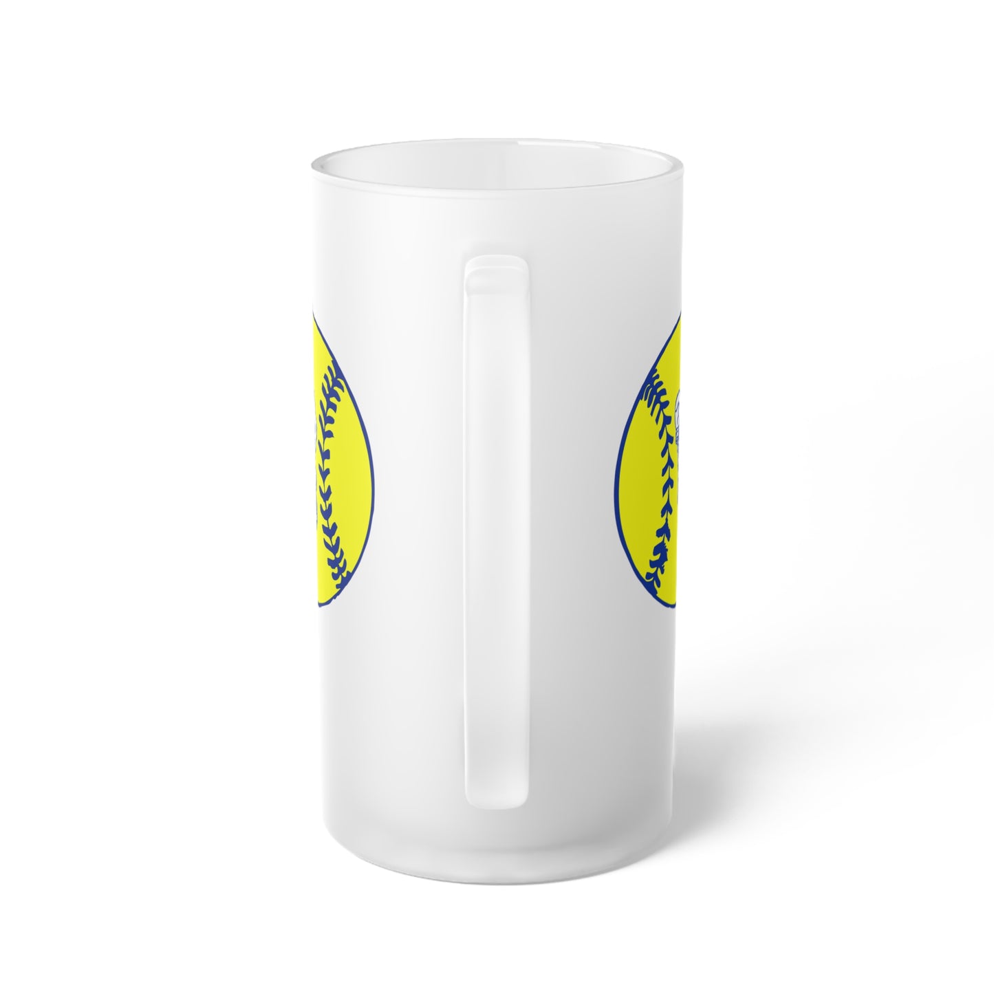 FCHS Freeburg Midgets Softball Frosted Glass Beer Mug