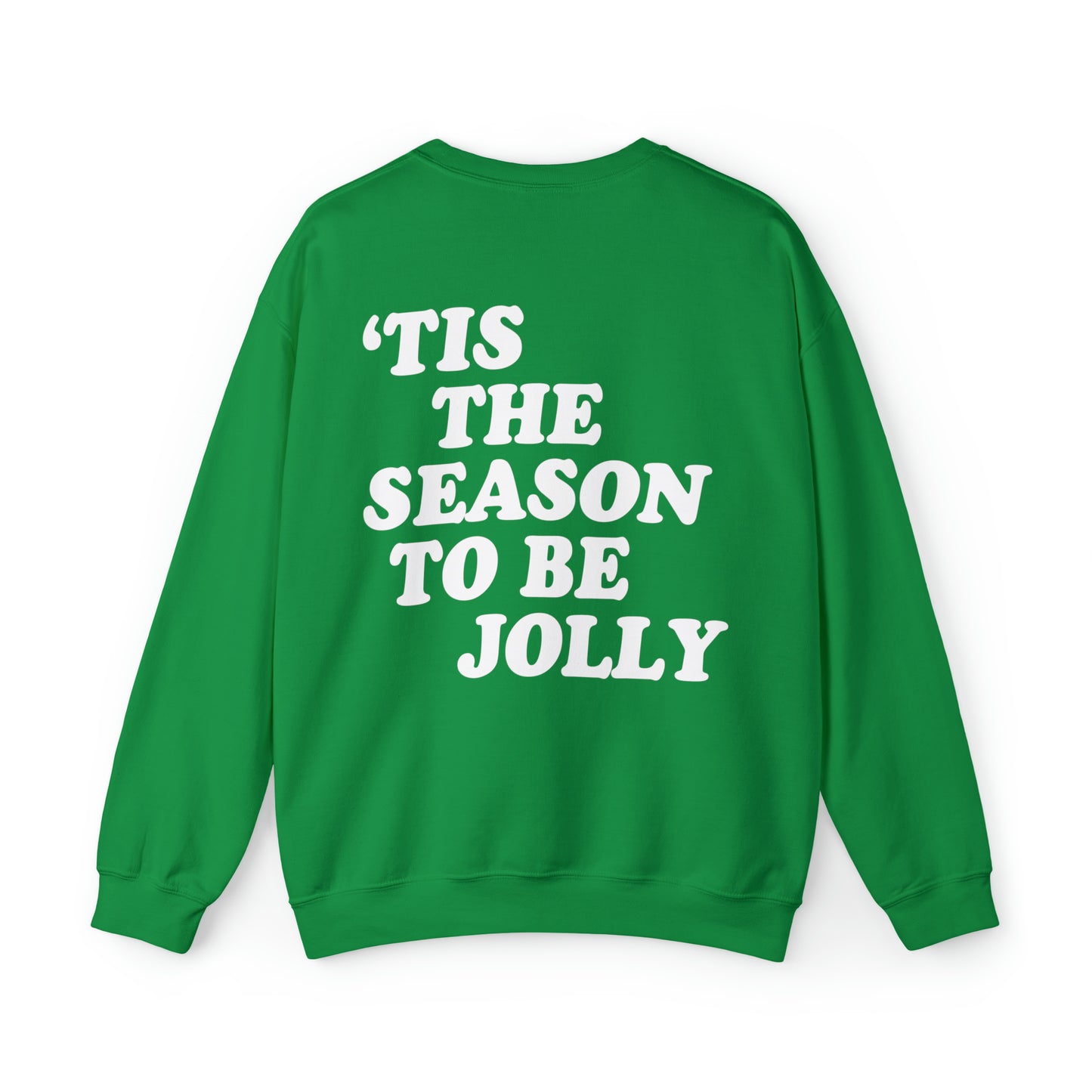 Vintage 'Tis the Season to Be Jolly Heavyweight Crewneck Sweatshirt
