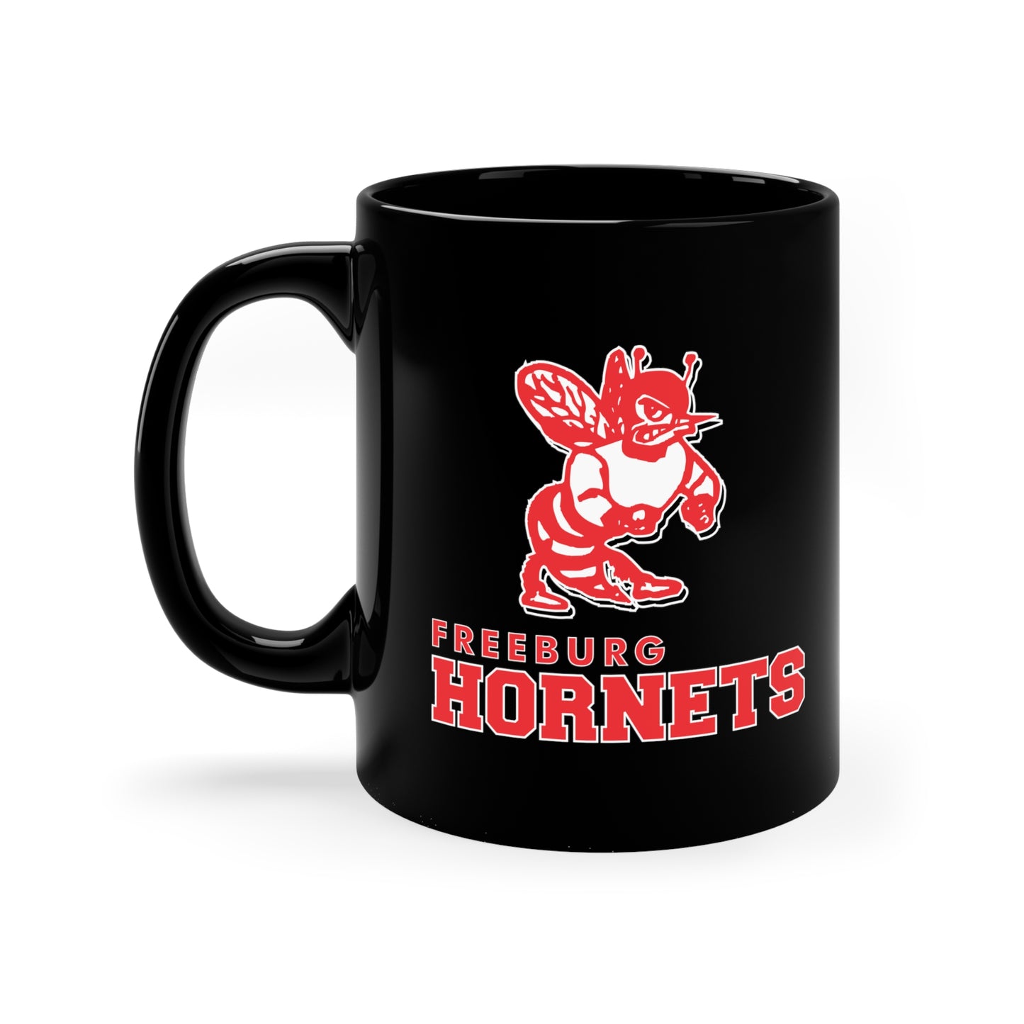 Freeburg Hornets 11oz Black Mug