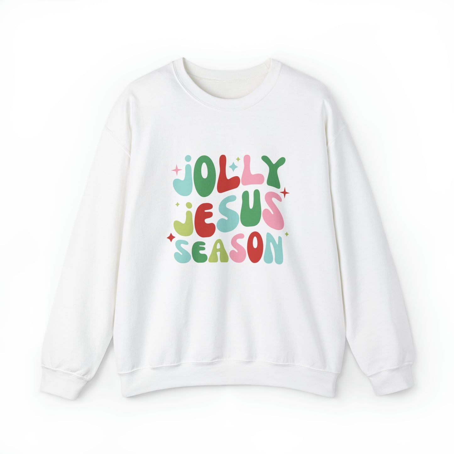 Jolly Jesus Season Unisex Heavy Blend™ Crewneck Sweatshirt