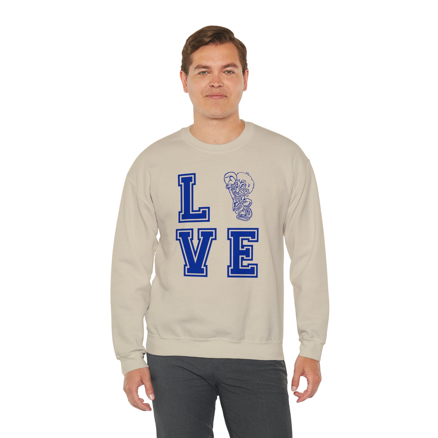"Love Freeburg Midgets" Unisex Heavy Blend™ Crewneck Sweatshirt