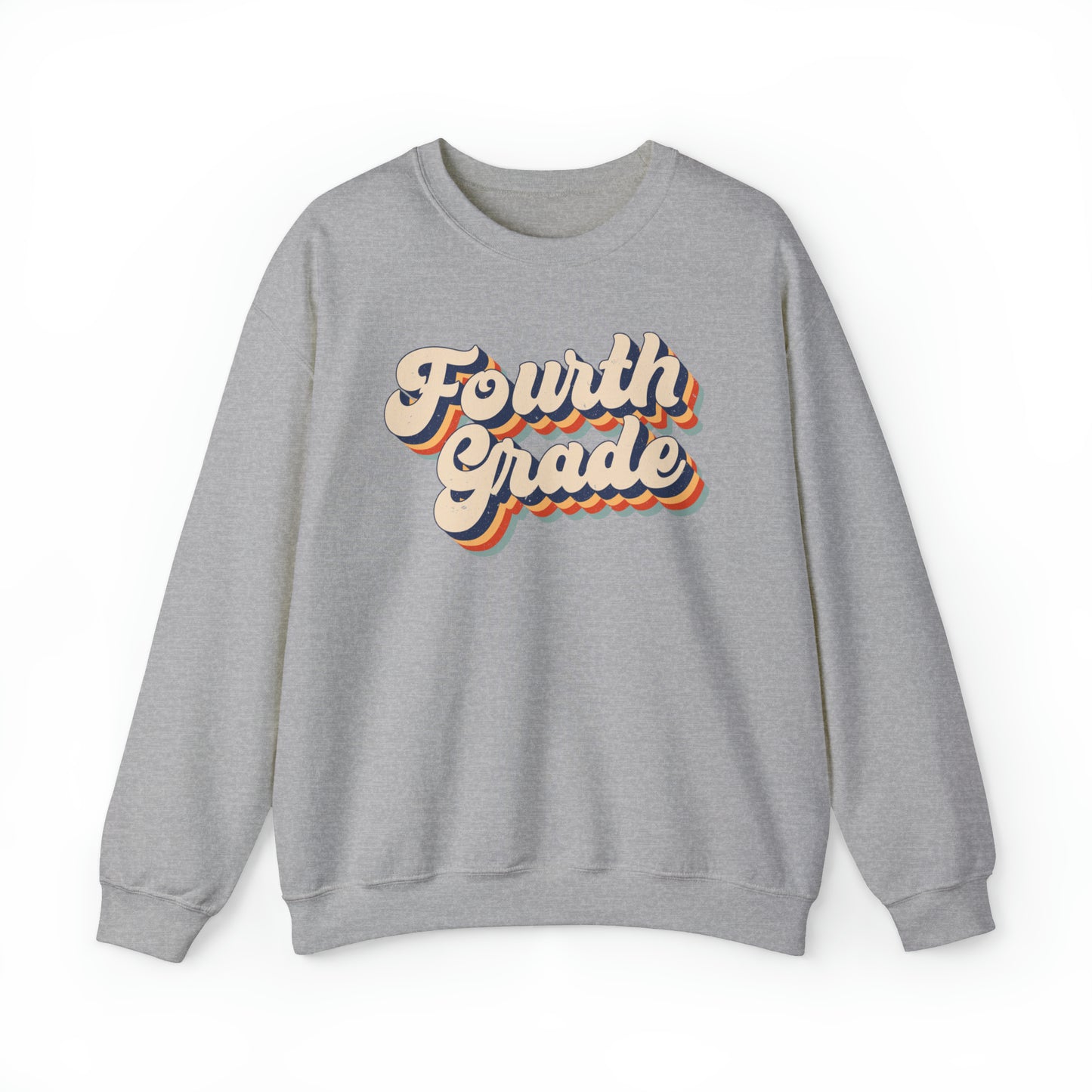 Retro Fourth Grade Unisex Heavy Blend™ Crewneck Sweatshirt