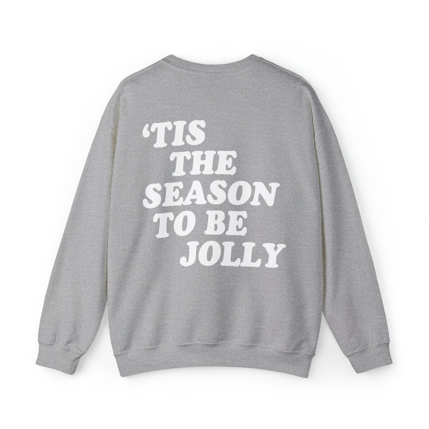 Vintage 'Tis the Season to Be Jolly Heavyweight Crewneck Sweatshirt