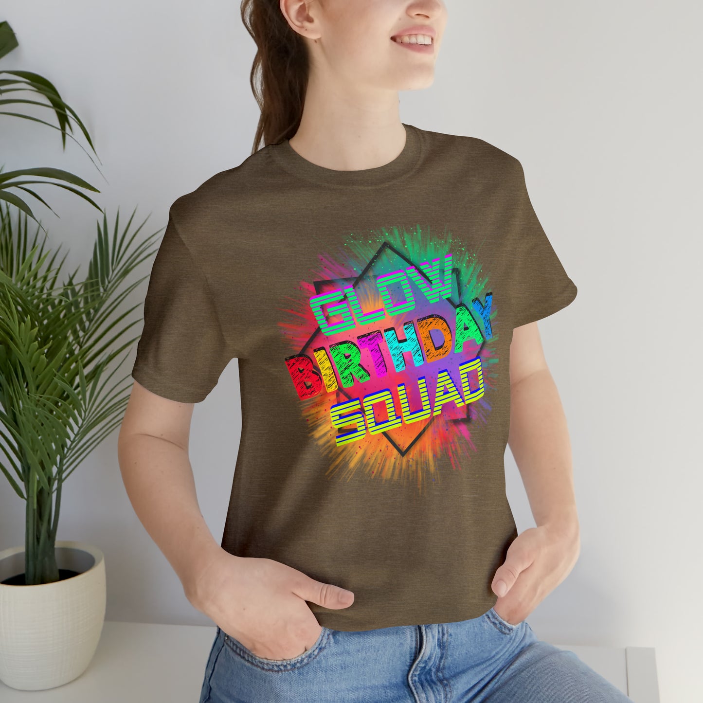 Glow Birthday Squad T-Shirt