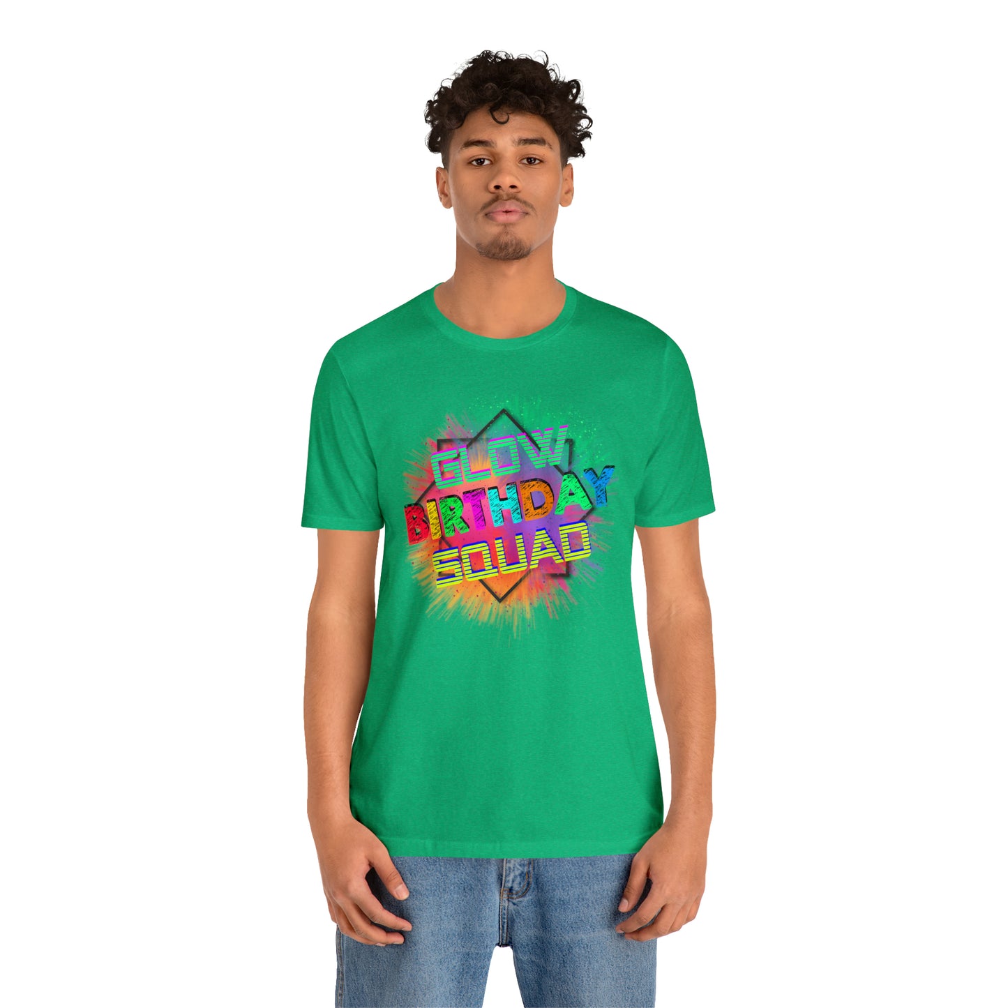 Glow Birthday Squad T-Shirt