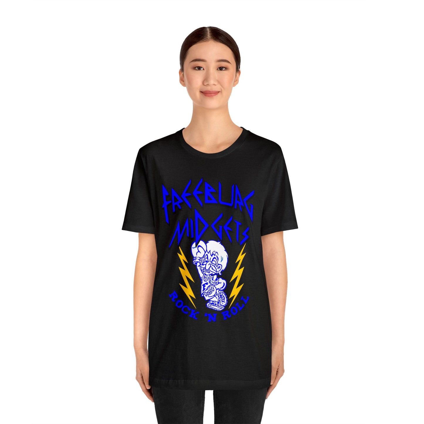 Freeburg Midgets Rock and Roll Bella Jersey Short Sleeve Tee (Unisex)
