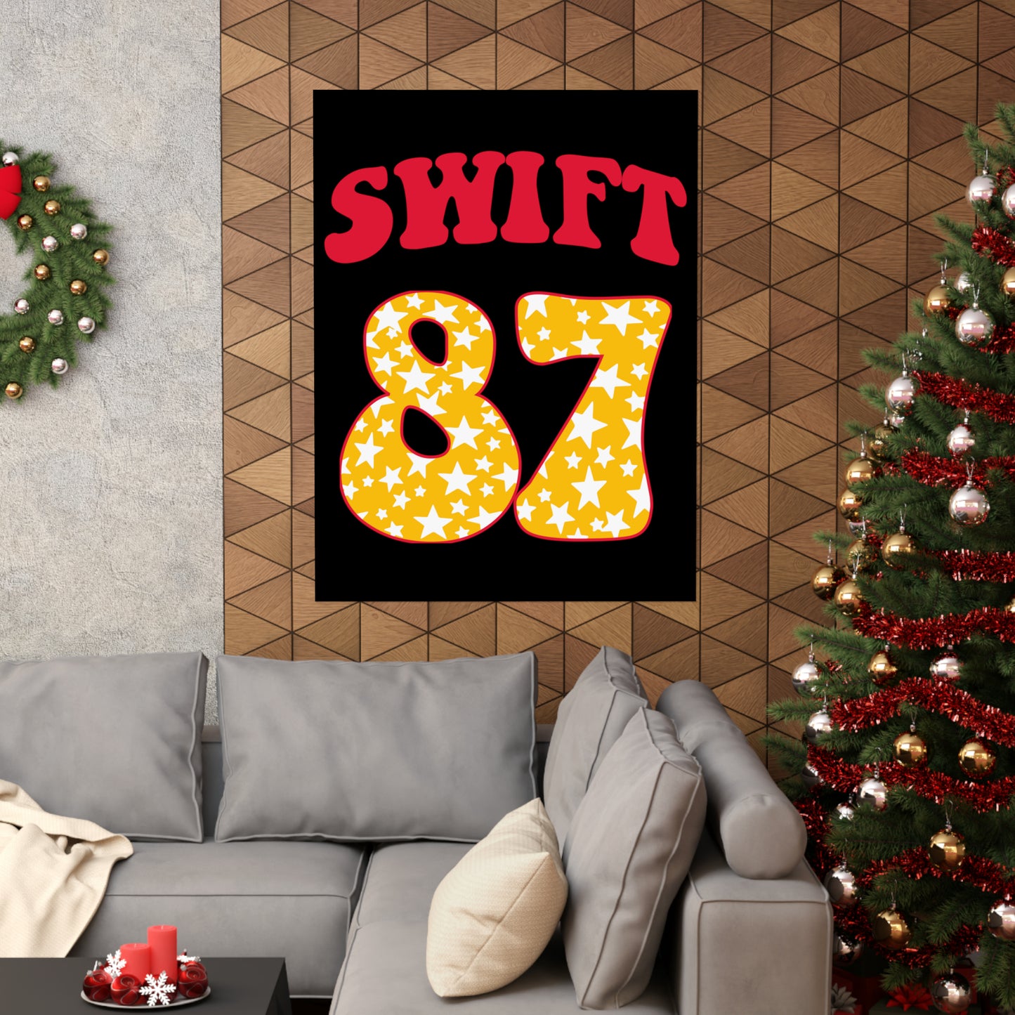 Swift Kelce 87 Matte Vertical Sign/ Posters 20 in. x 24 in.