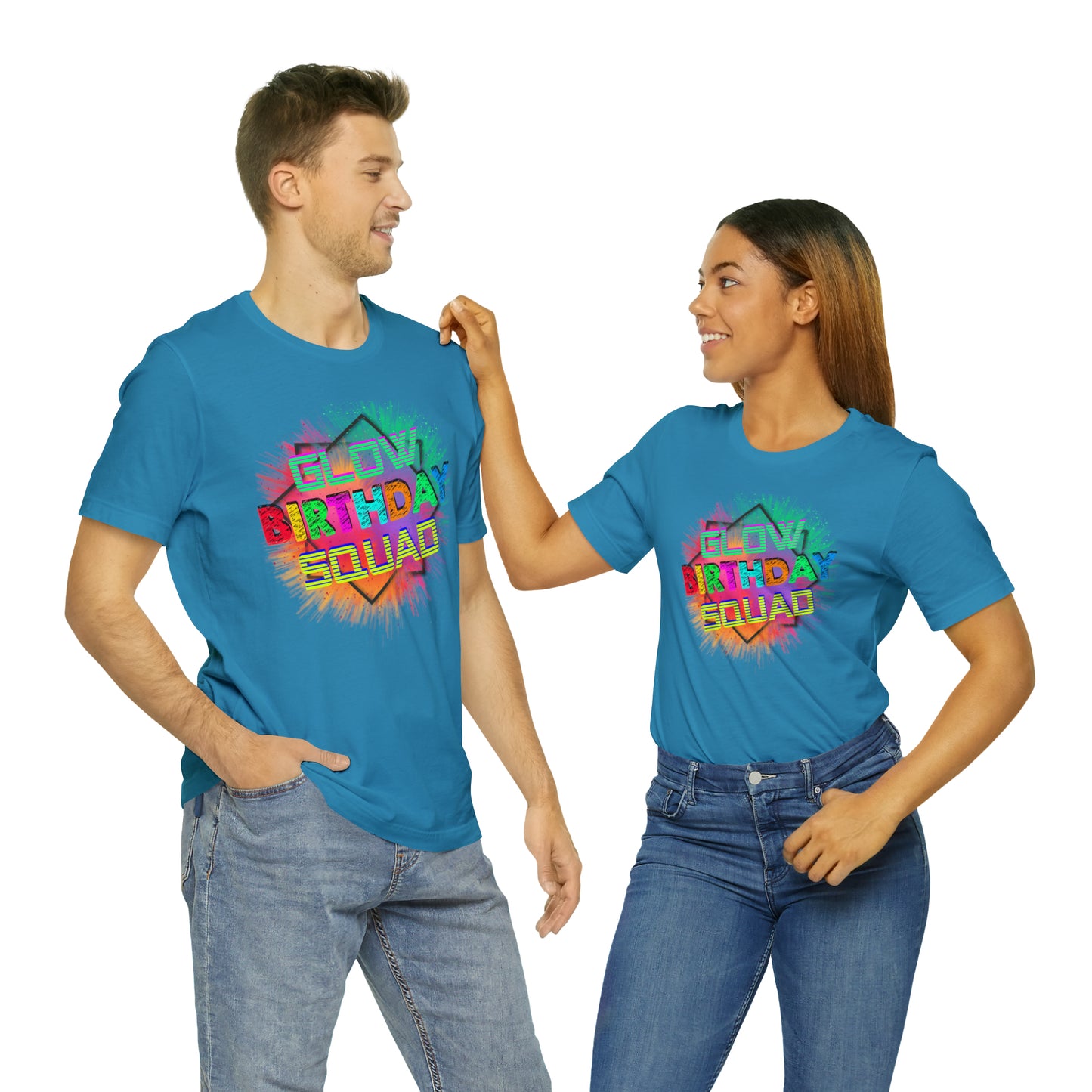 Glow Birthday Squad T-Shirt