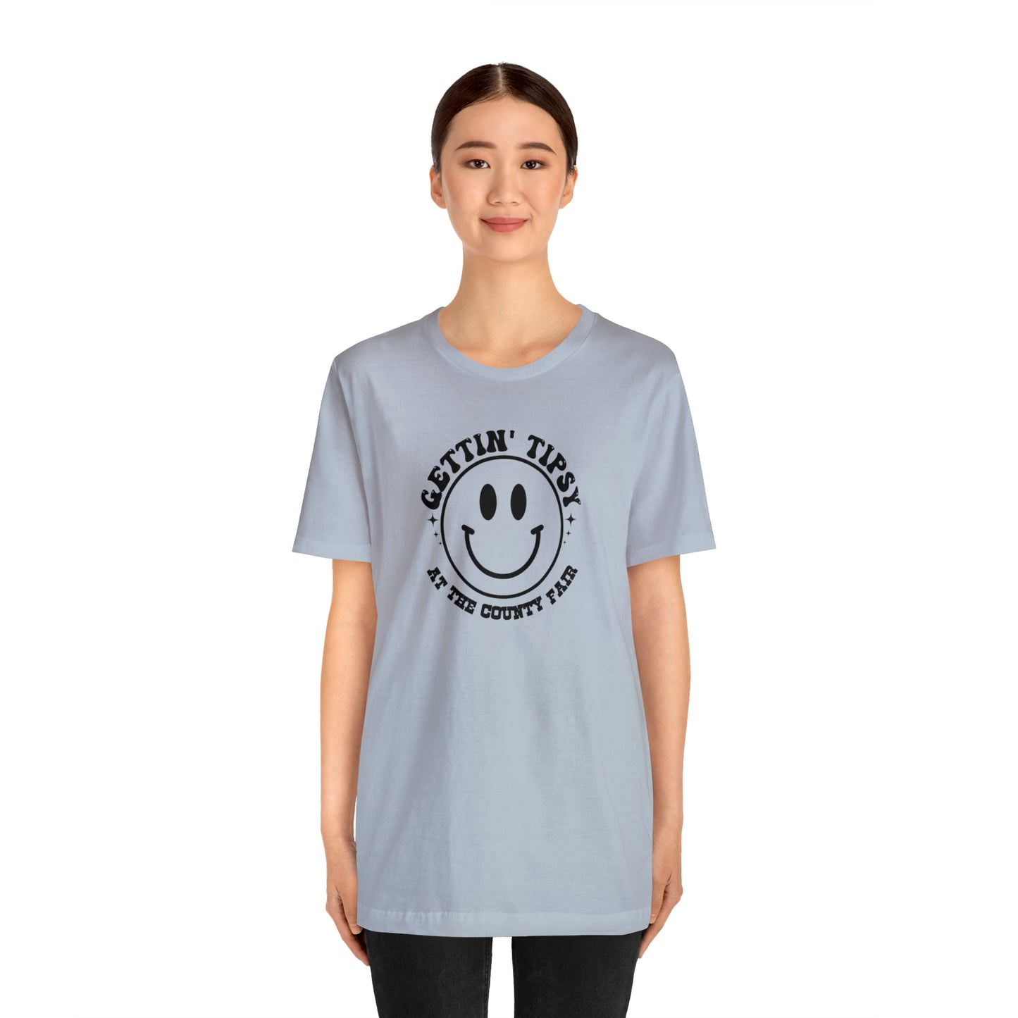 "Gettin' Tipsy at the County Fair" Unisex Jersey Short Sleeve Tee