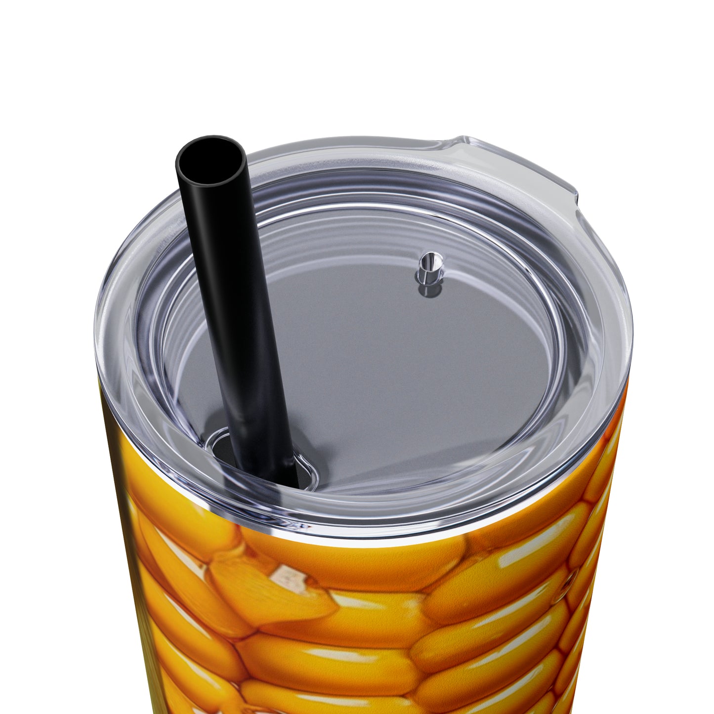 Ear of Corn/ Corn on the Cob Country Farming Skinny Tumbler with Straw, 20oz