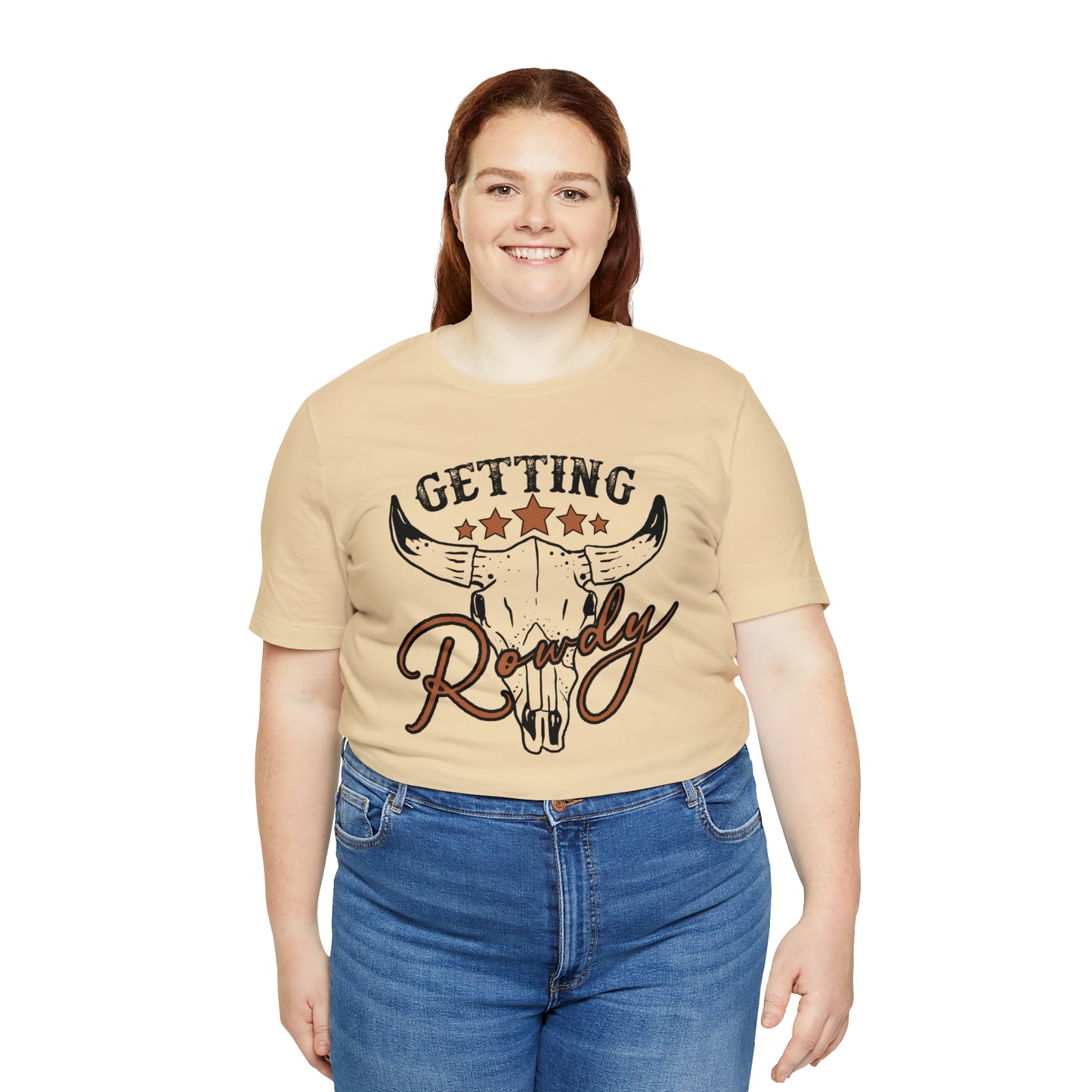 Vintage Getting Rowdy Party/ Bridesmaid/ Groomsman T-Shirt - Black Ink