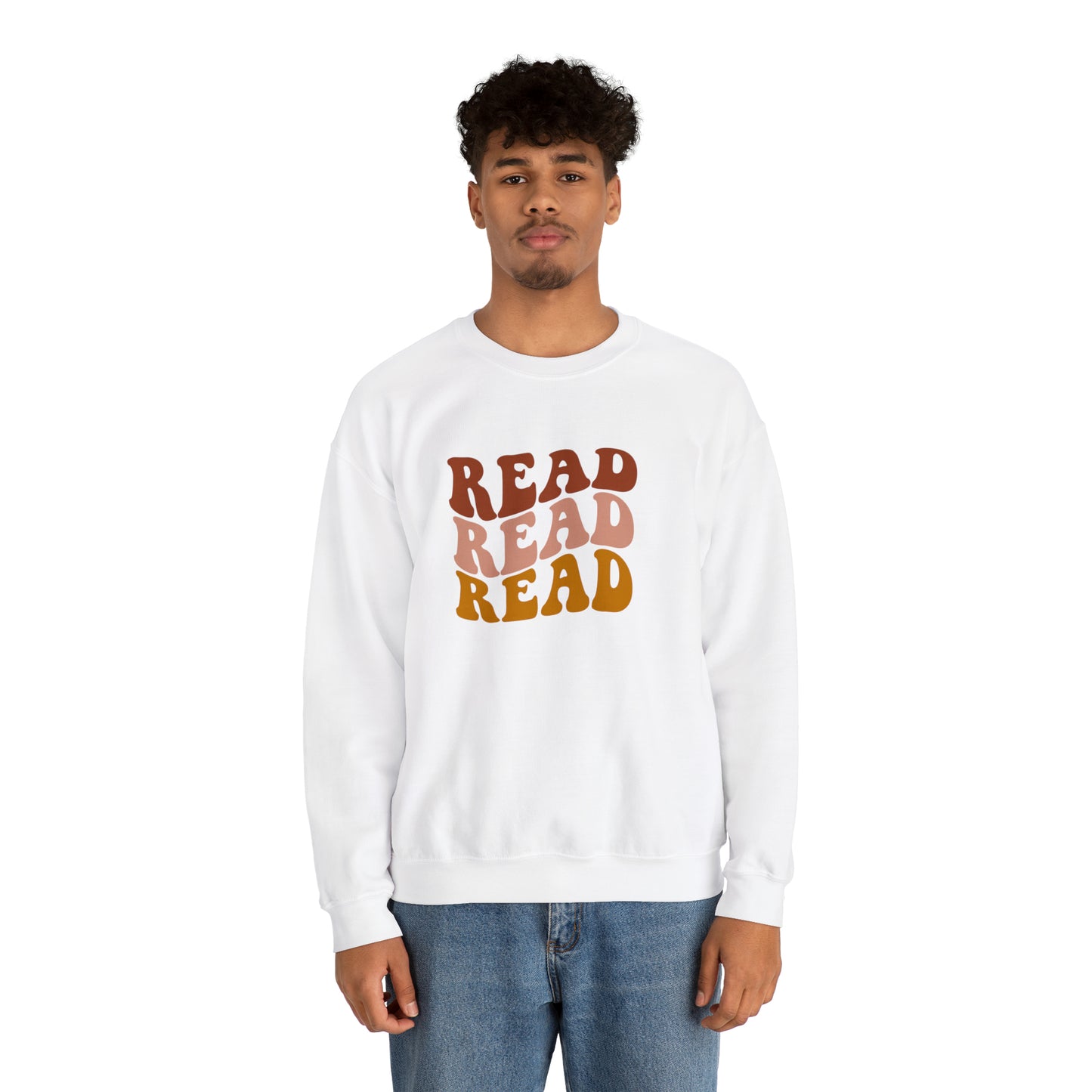Retro Warm Colored School Counselor Unisex Heavy Blend™ Crewneck Sweatshirt