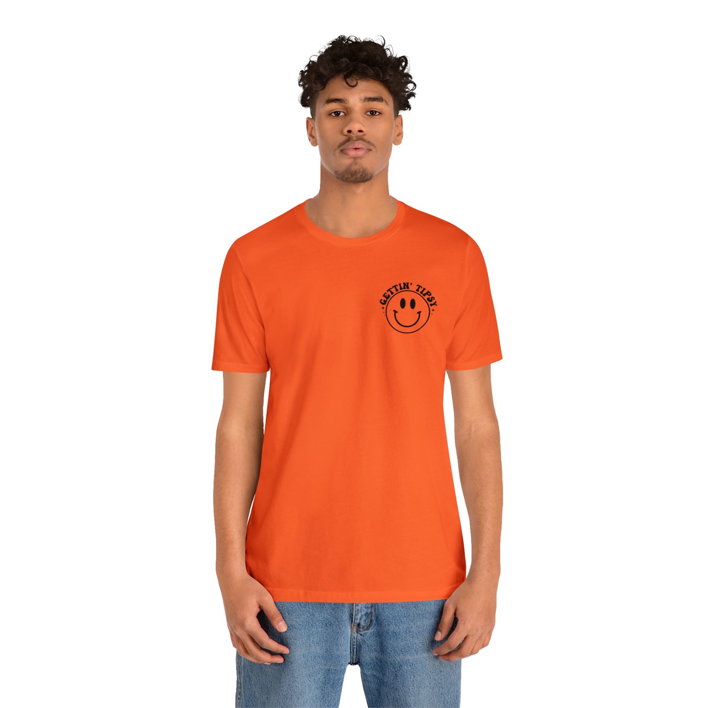 "Errbody in the Lake Gettin' Tipsy" (Front and Back Design) Unisex Jersey Short Sleeve Tee