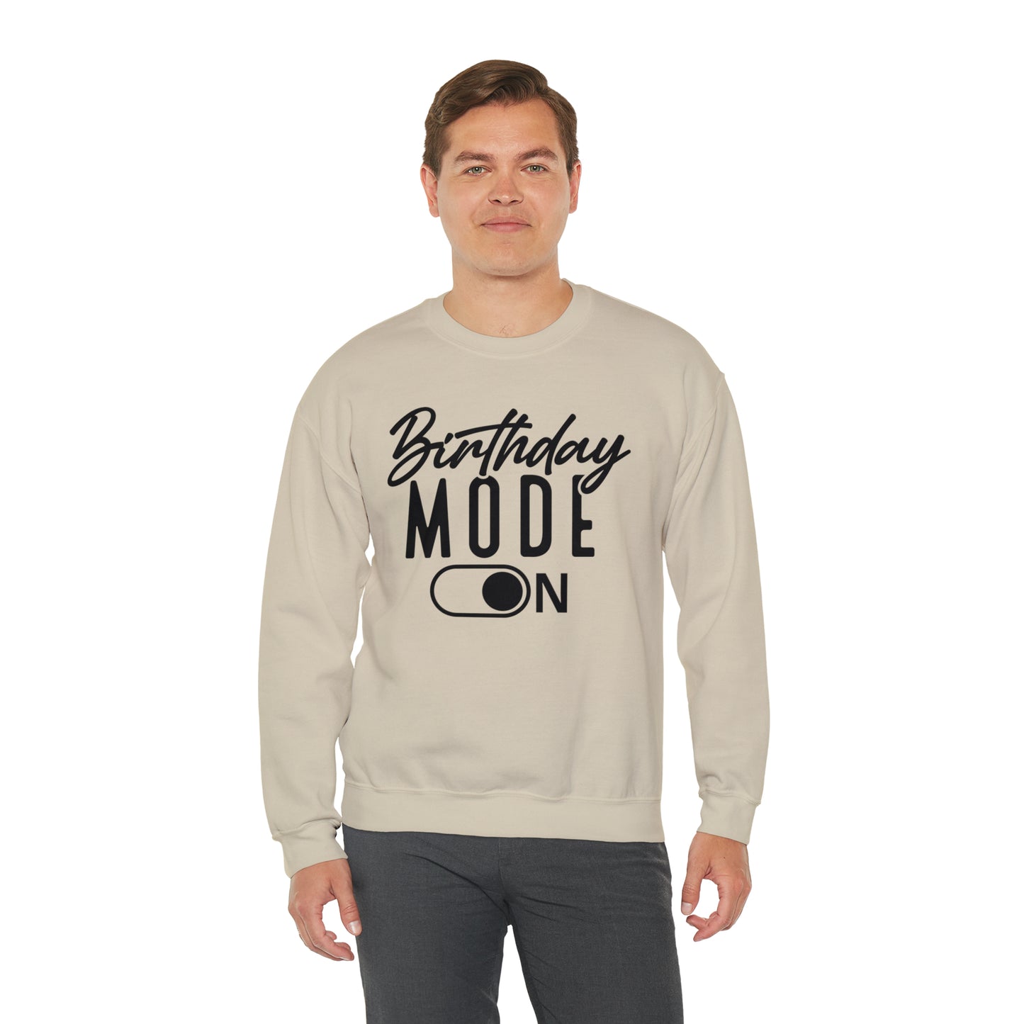 Birthday Mode On Heavy Blend™ Crewneck Sweatshirt