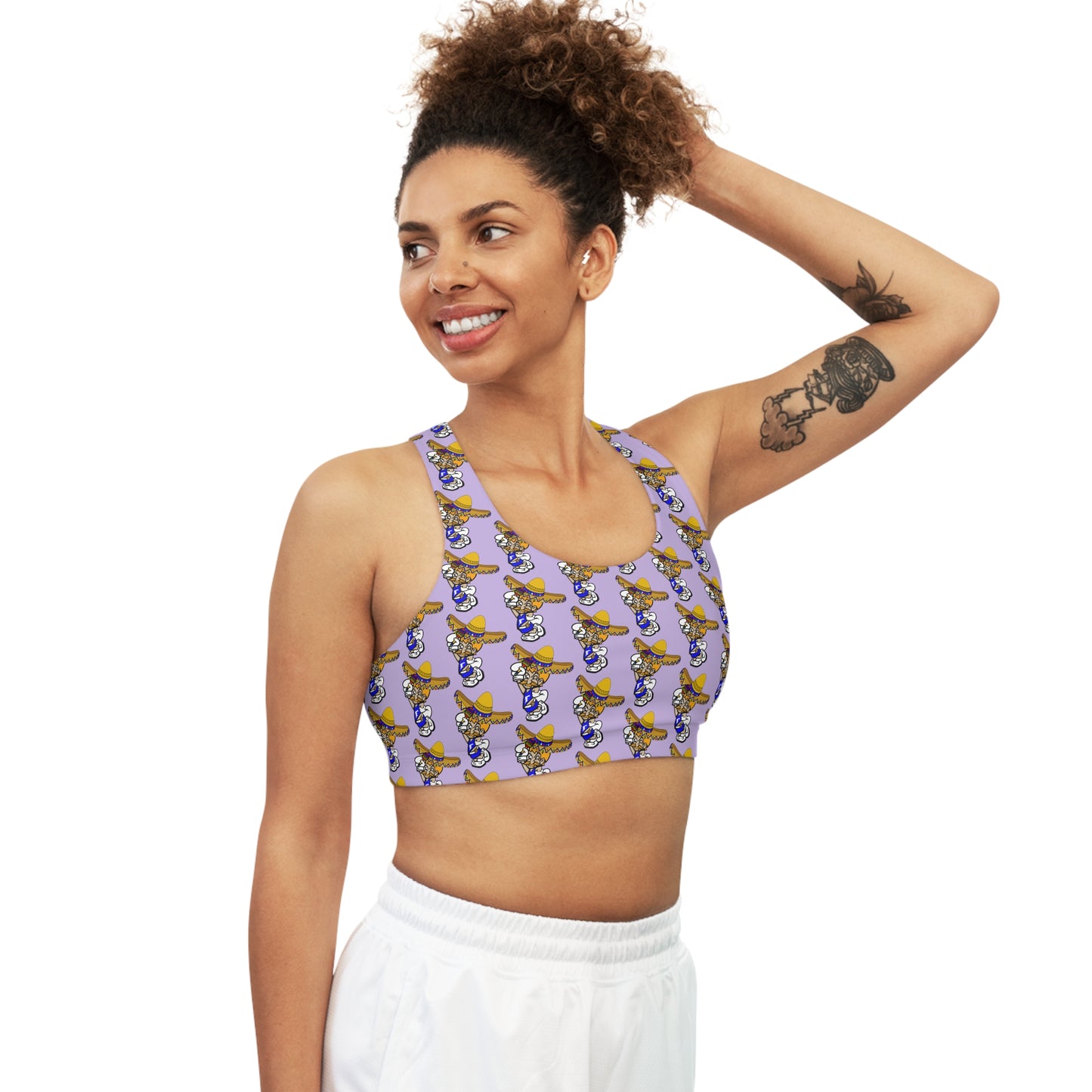 Sombrero Midget Seamless Sports Bra - Lavender