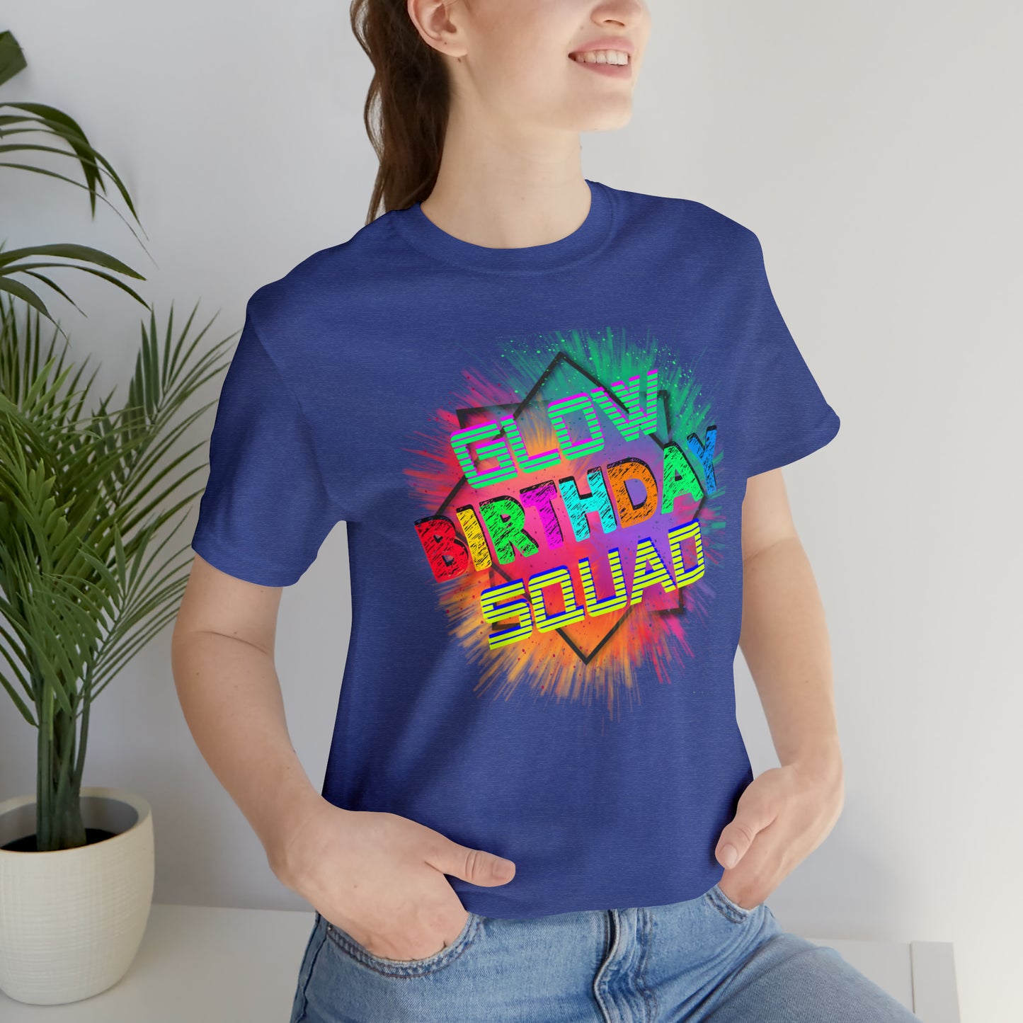 Glow Birthday Squad T-Shirt