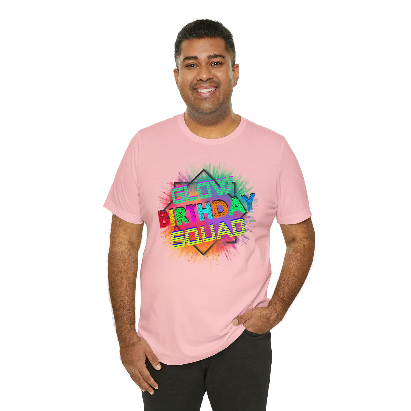 Glow Birthday Squad T-Shirt