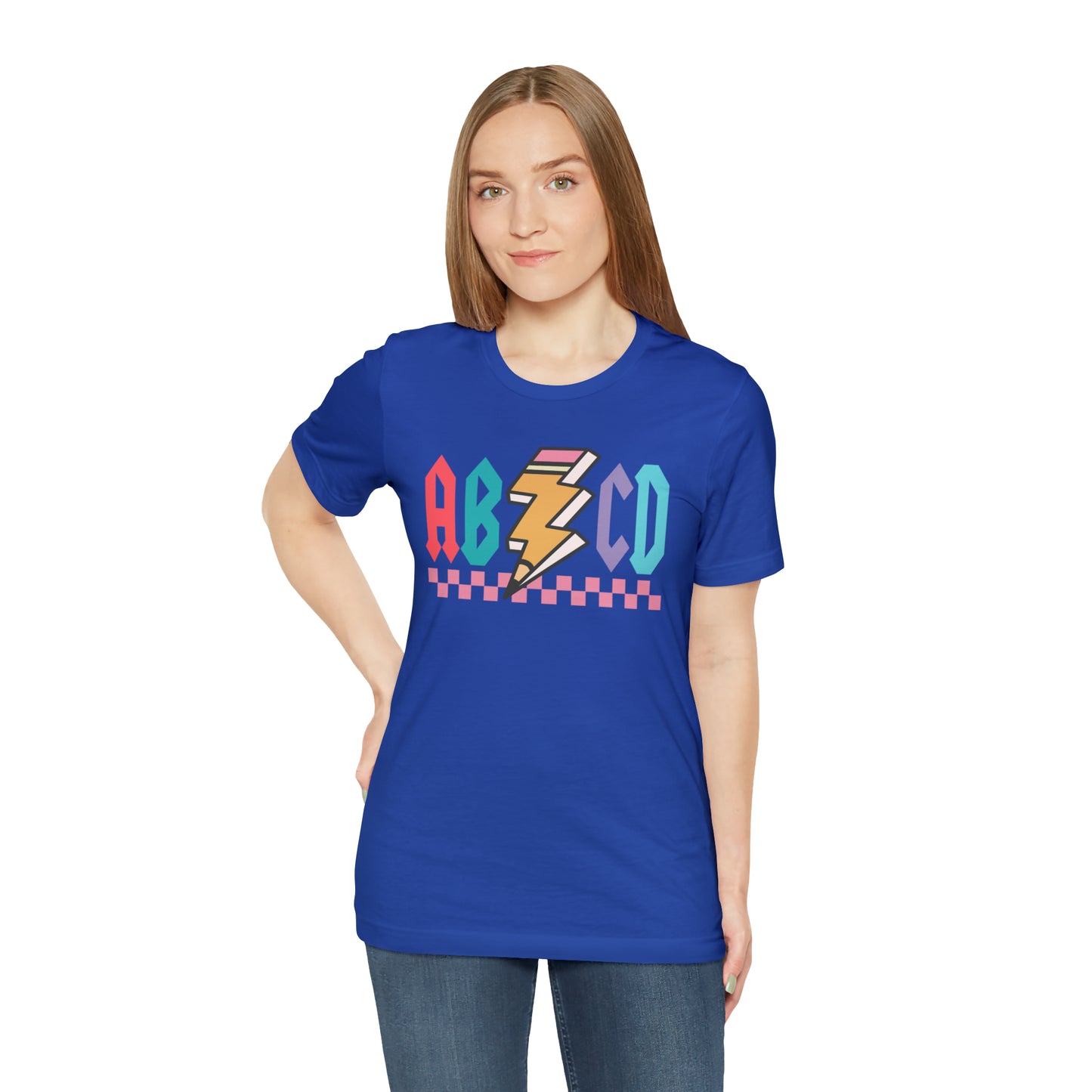 Vintage ABCD Teacher T-Shirt