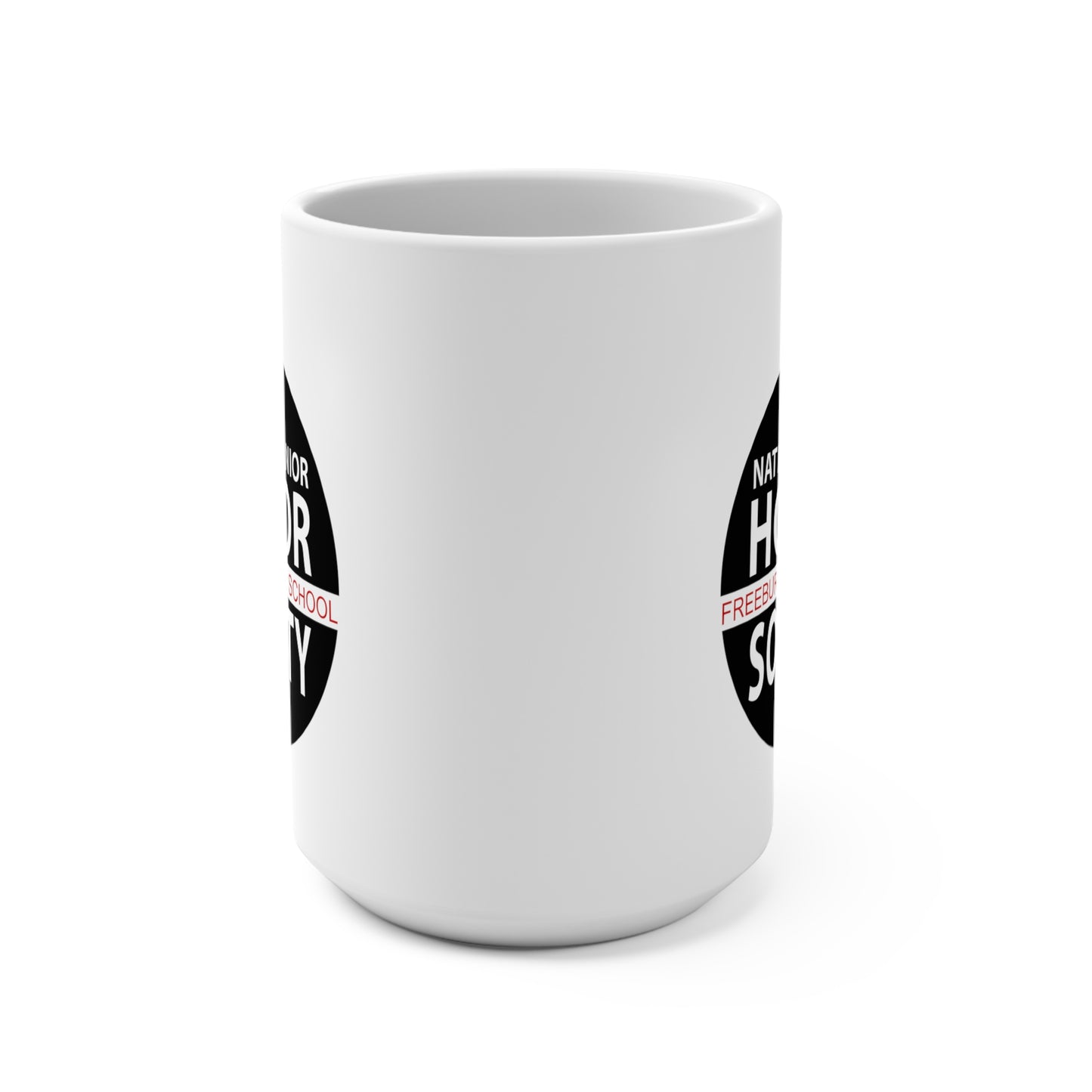 Freeburg Middle School National Junior Honor Society Red and Black Mug 15oz