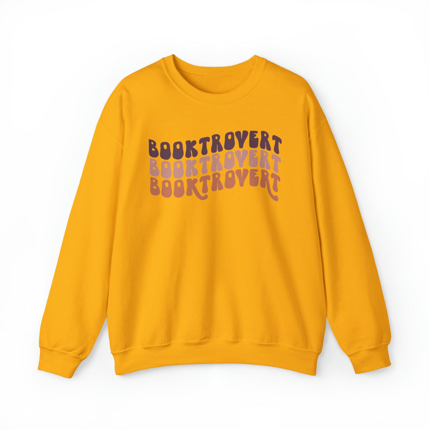 Warm Booktrovert Unisex Heavy Blend Crewneck Sweatshirt