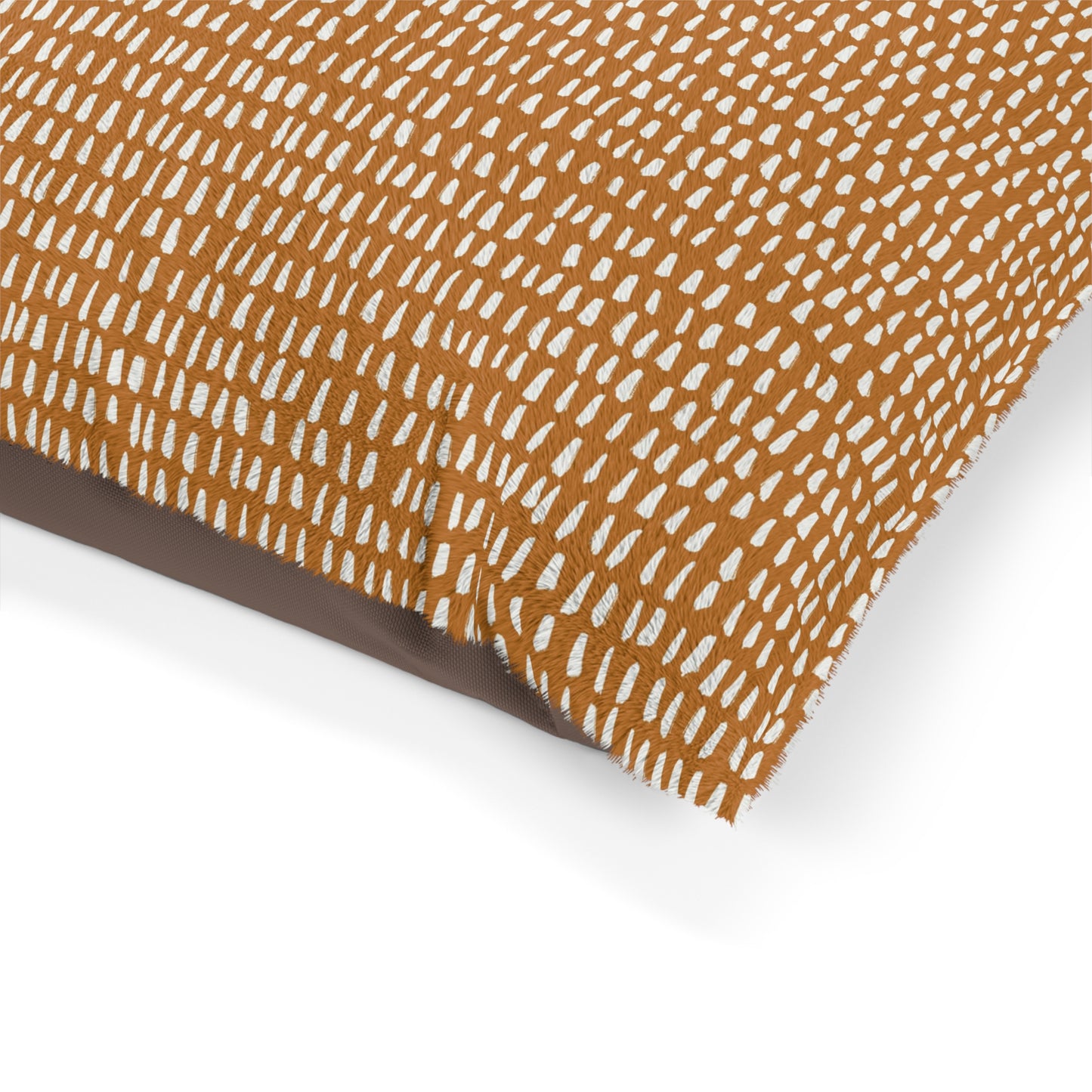 Boho Caramel Stripes Pet Bed