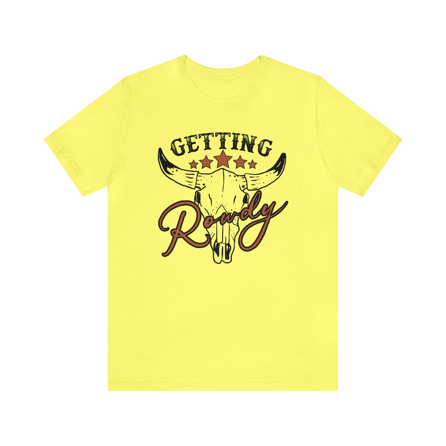 Vintage Getting Rowdy Party/ Bridesmaid/ Groomsman T-Shirt - Black Ink