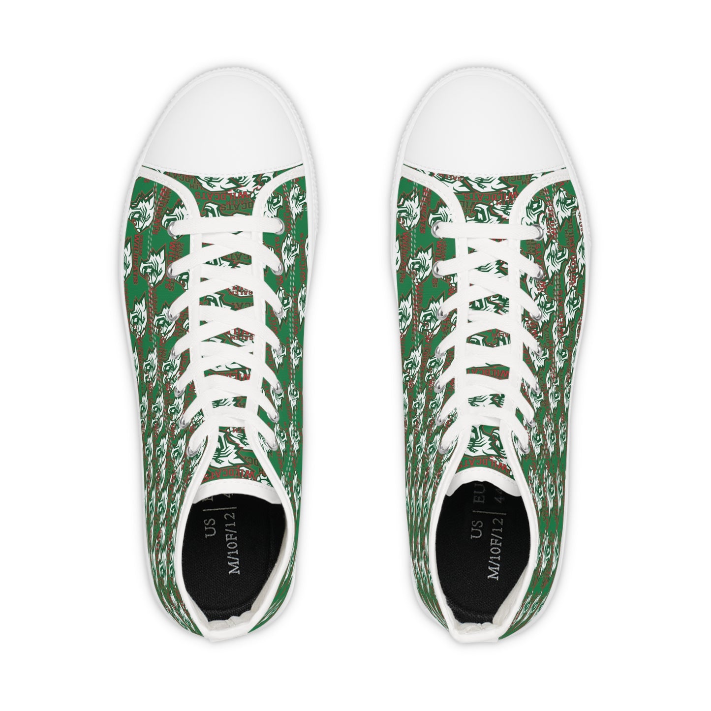 Salem Wildcat Men's High Top Sneakers - Green