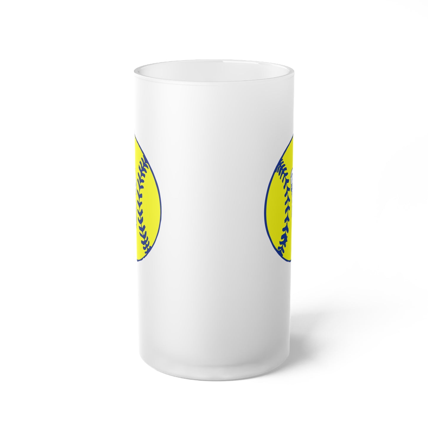 FCHS Freeburg Midgets Softball Frosted Glass Beer Mug