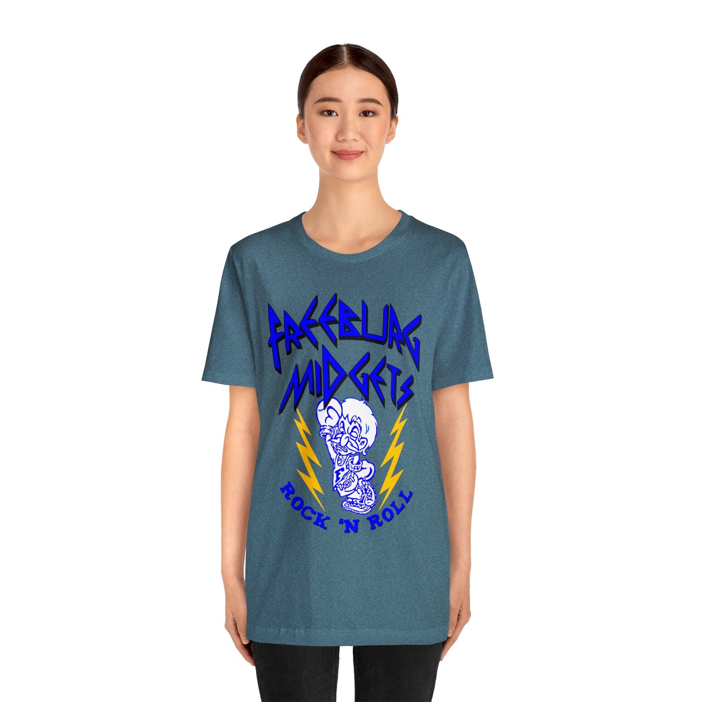 Freeburg Midgets Rock and Roll Bella Jersey Short Sleeve Tee (Unisex)