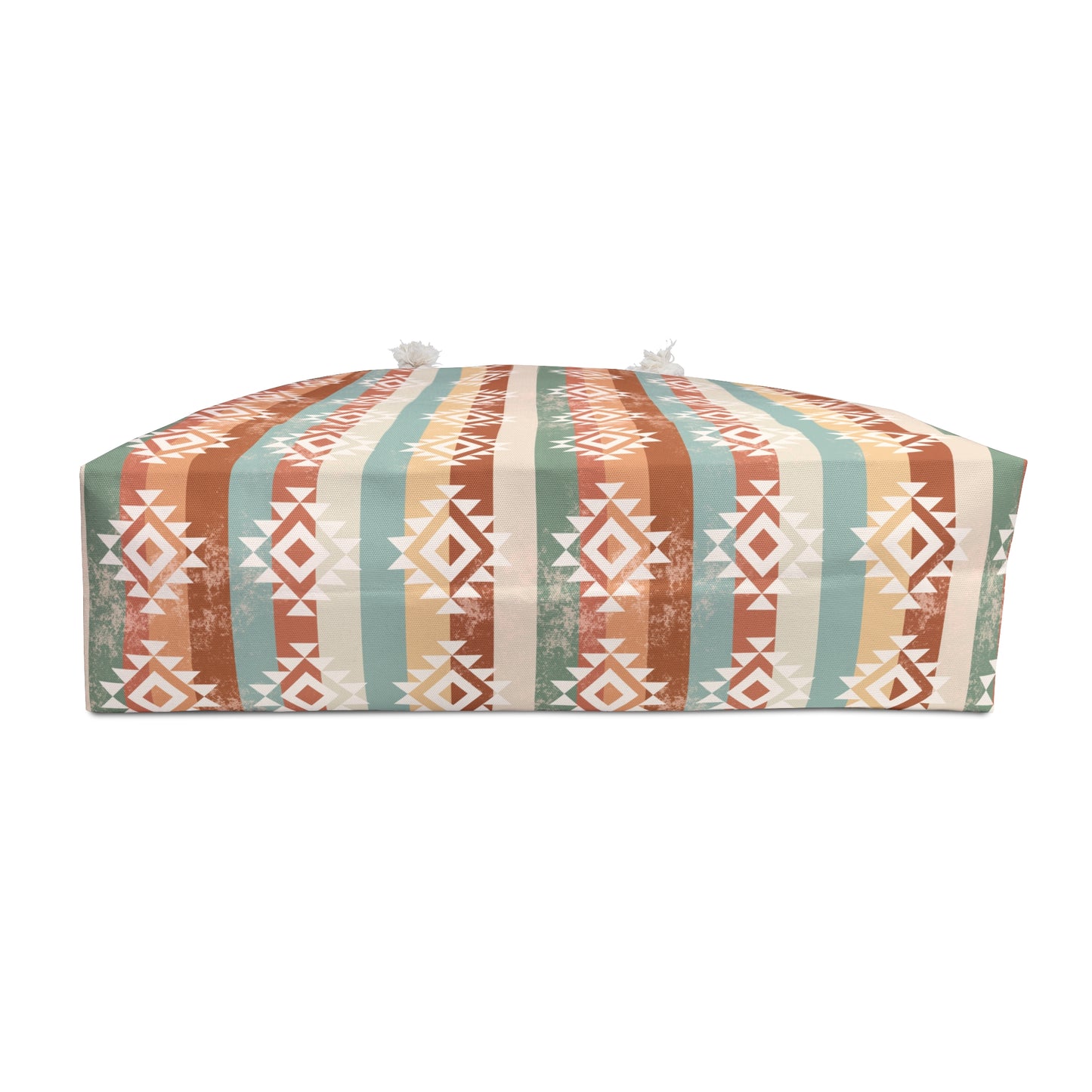 Brown and Cream Aztec Weekender Bag