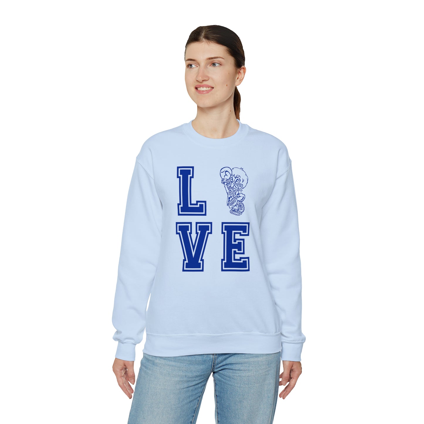 "Love Freeburg Midgets" Unisex Heavy Blend™ Crewneck Sweatshirt