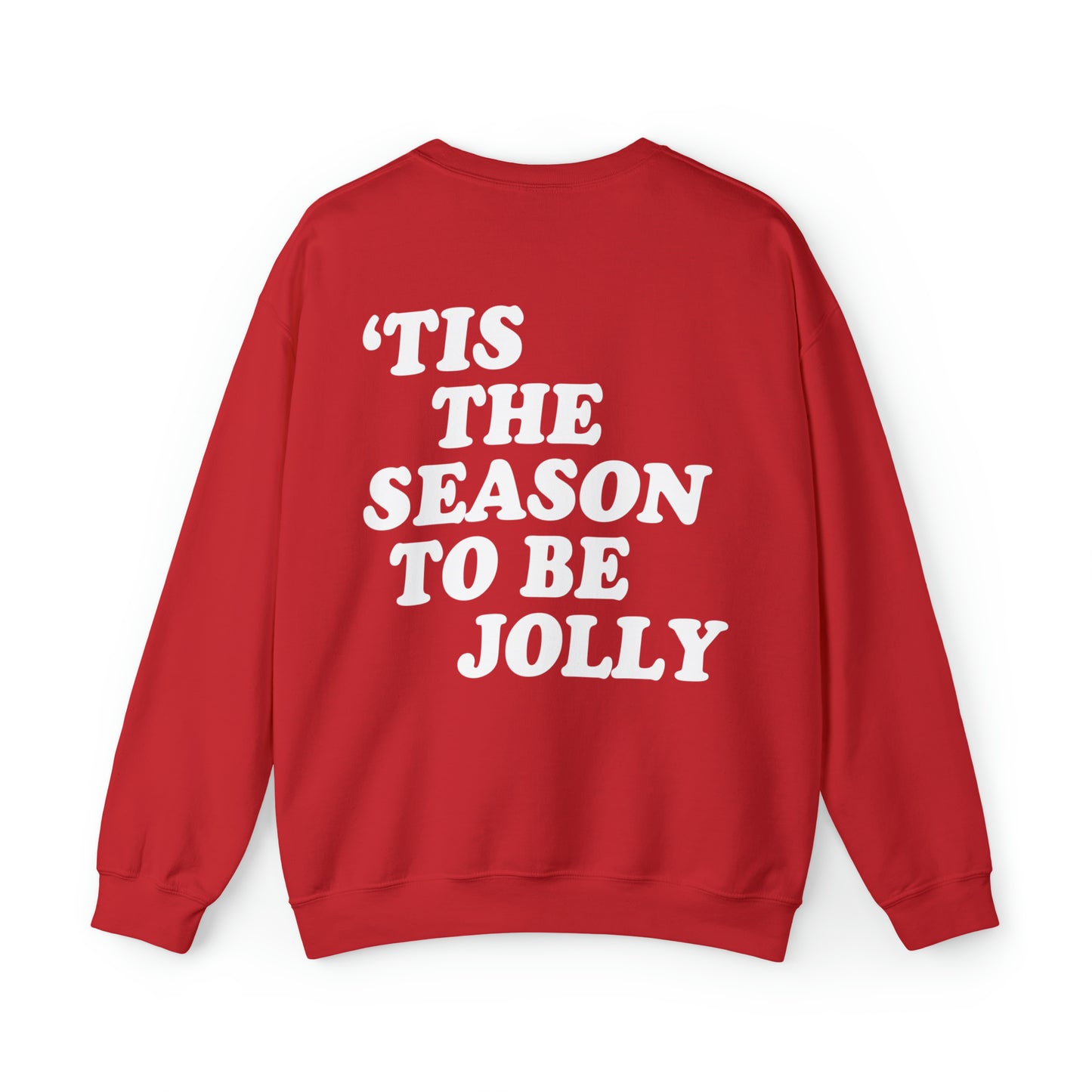 Vintage 'Tis the Season to Be Jolly Heavyweight Crewneck Sweatshirt