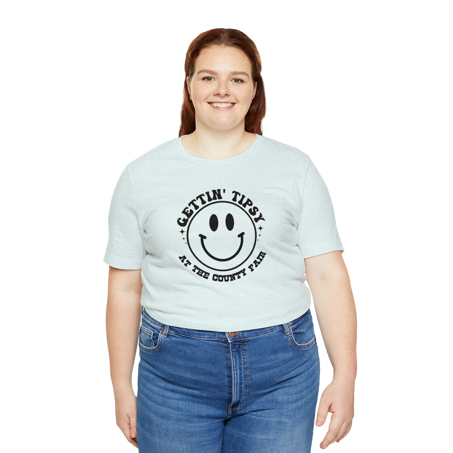 "Gettin' Tipsy at the County Fair" Unisex Jersey Short Sleeve Tee