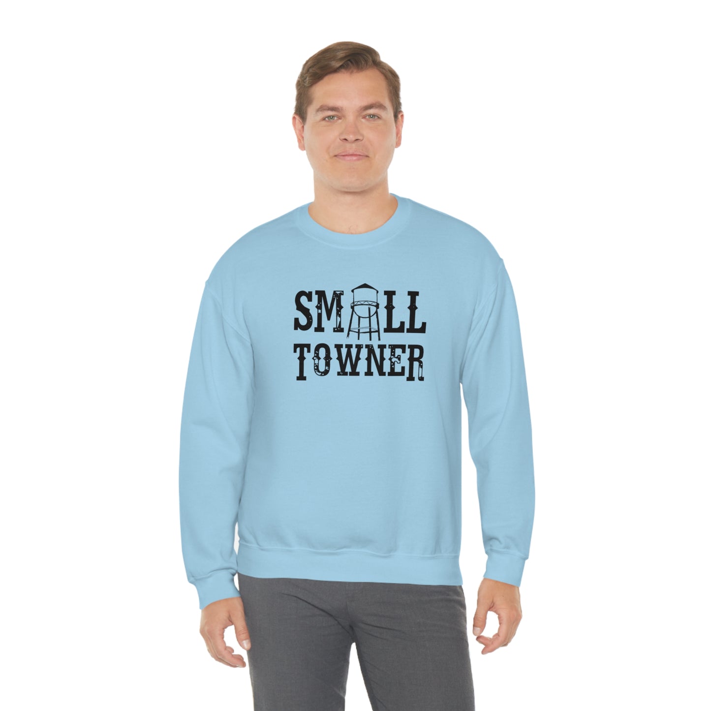 "Small Towner" - Unisex Heavy Blend™ Crewneck Sweatshirt