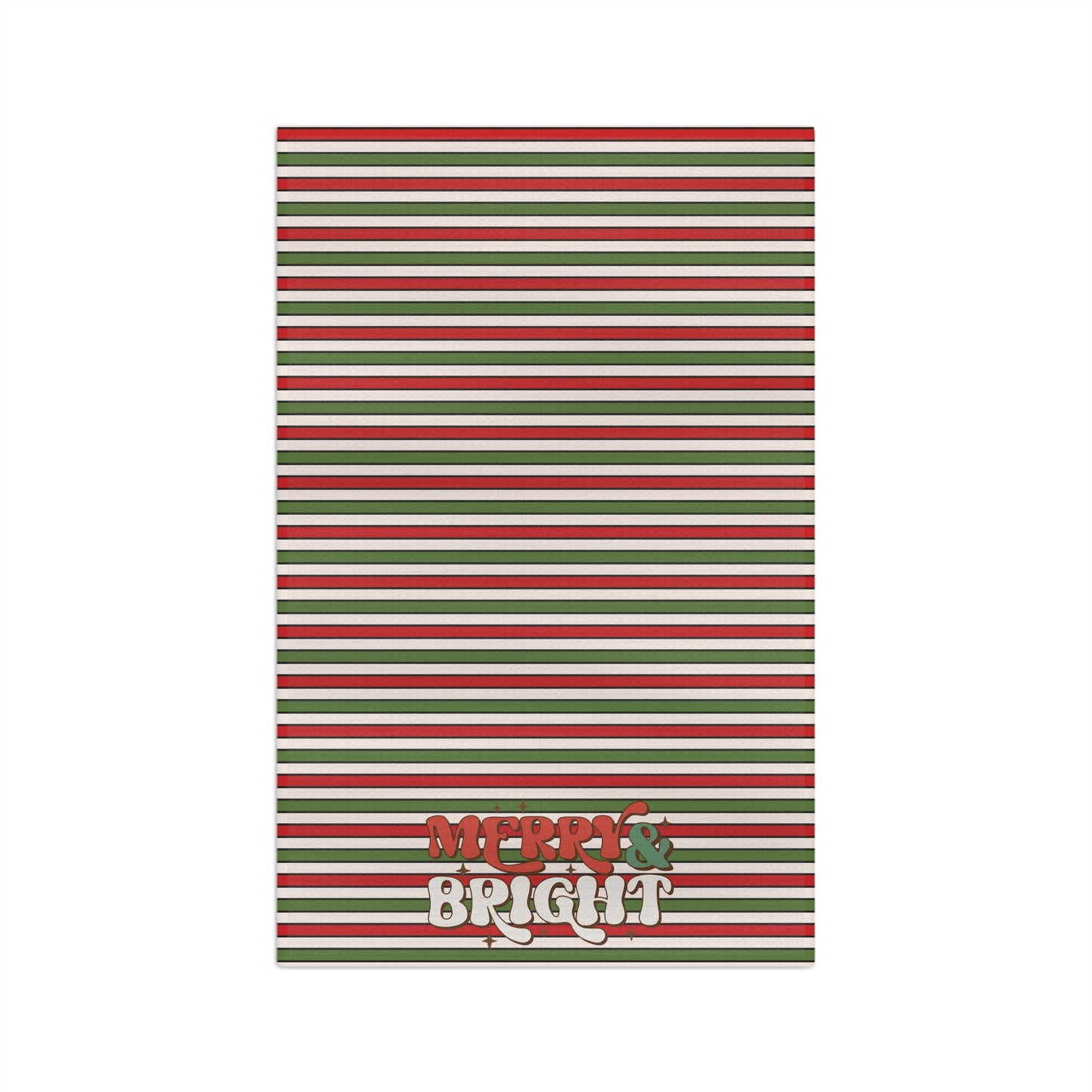 Merry and Bright Christmas/ Holiday Soft Tea Towel