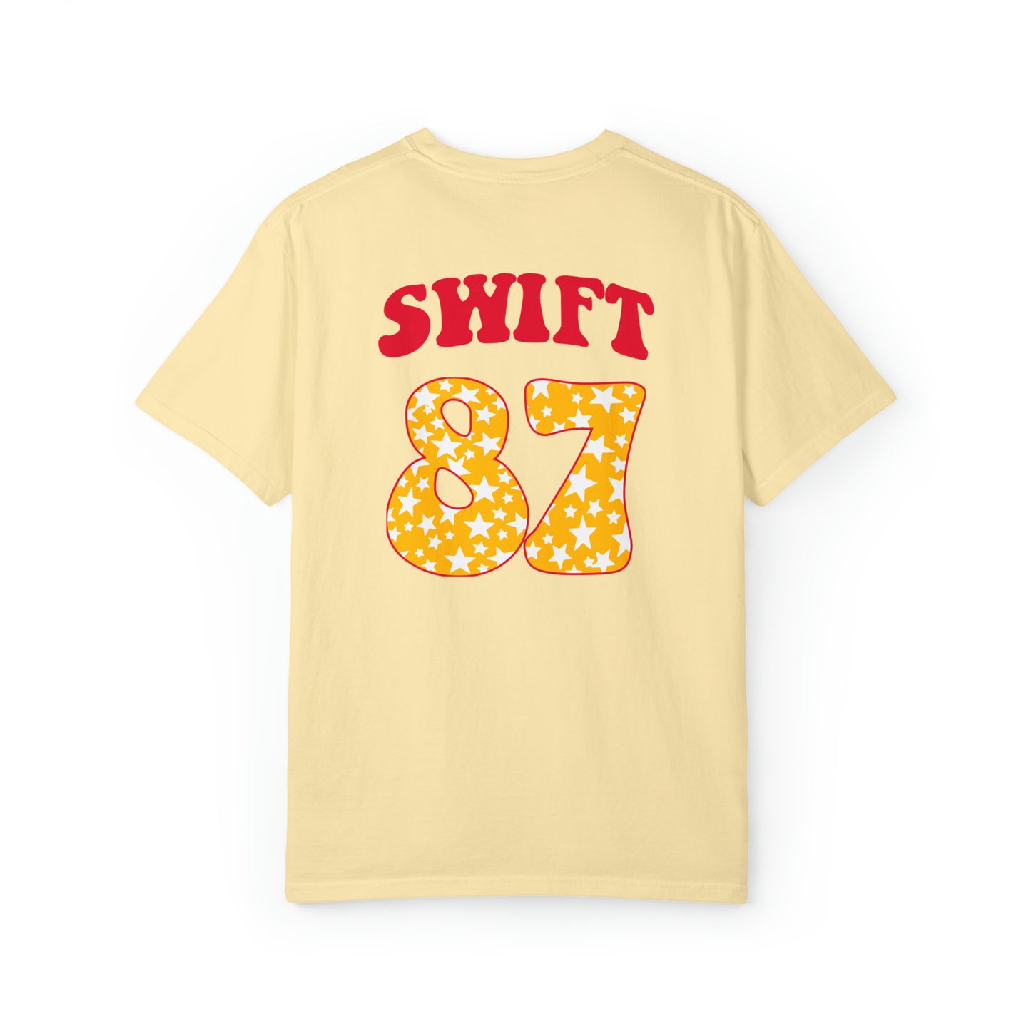 PREMIUM Swift Kelce Football Lips Comfort Colors Unisex Garment-Dyed T-shirt