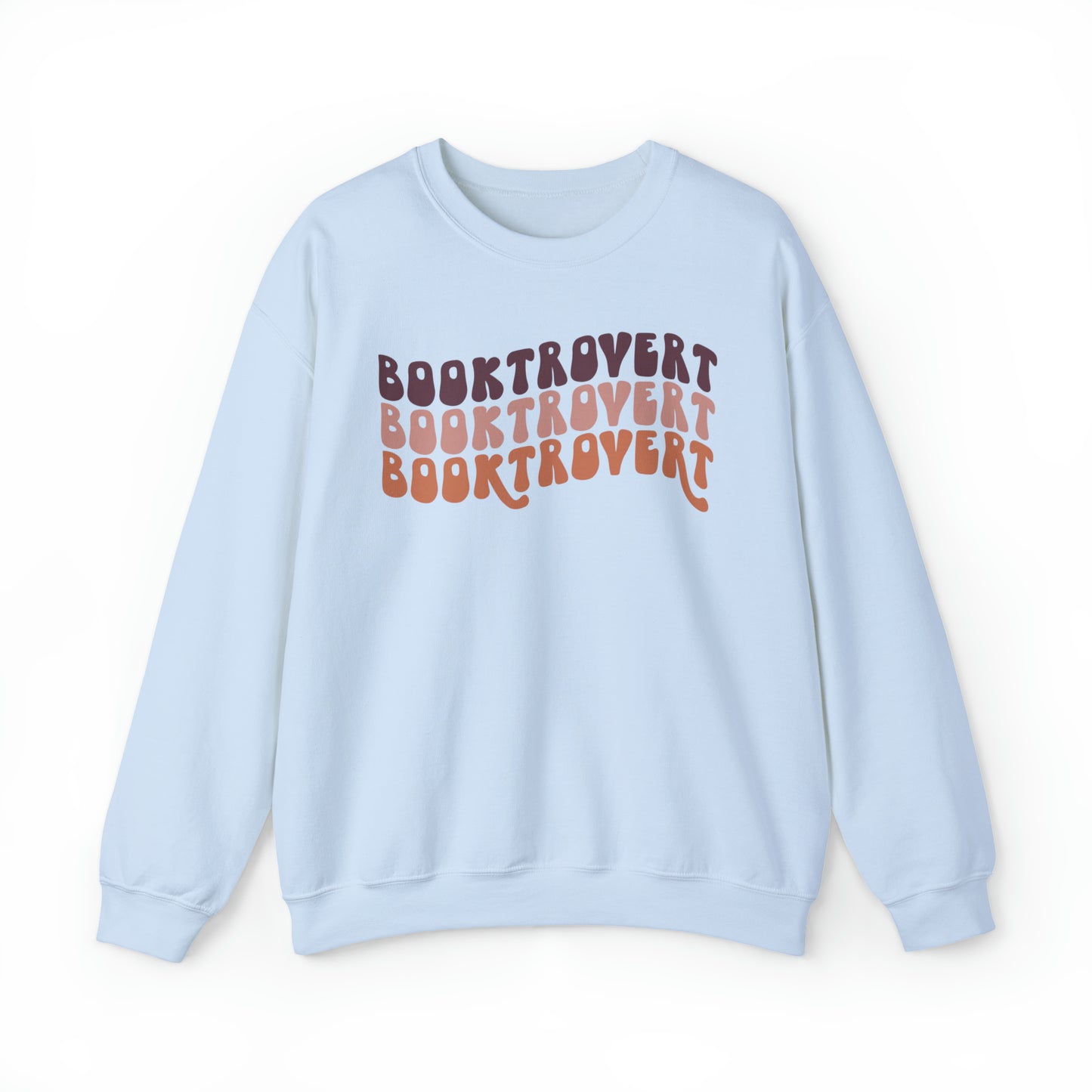 Warm Booktrovert Unisex Heavy Blend Crewneck Sweatshirt