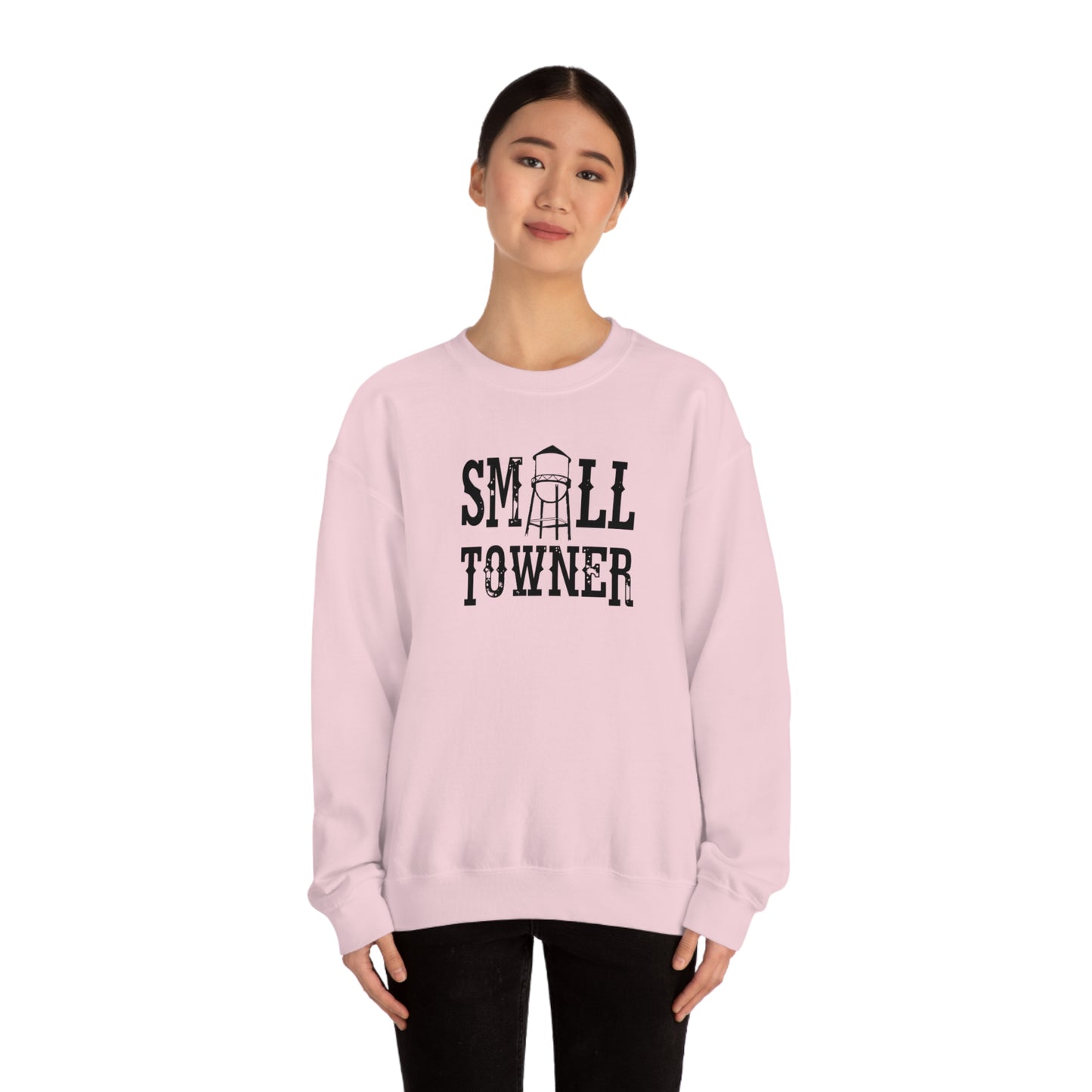 "Small Towner" - Unisex Heavy Blend™ Crewneck Sweatshirt