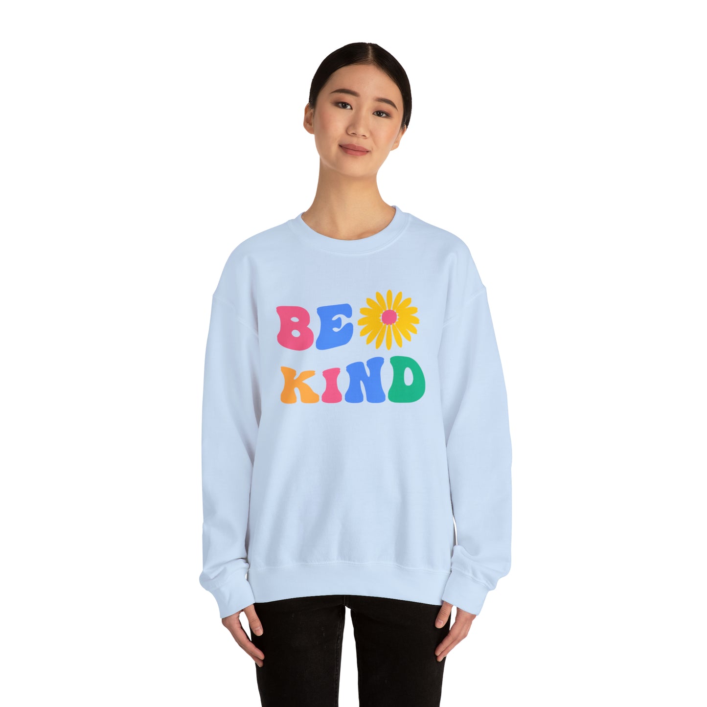 Be Kind Retro Warm Colored Unisex Heavy Blend™ Crewneck Sweatshirt