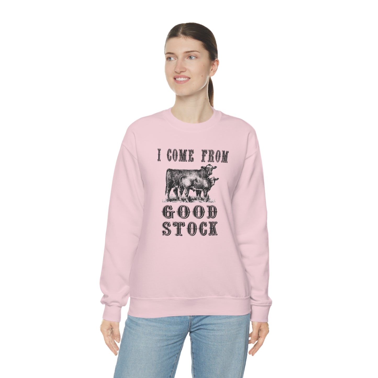 "I come from Good Stock" - Unisex Heavy Blend™ Crewneck Sweatshirt