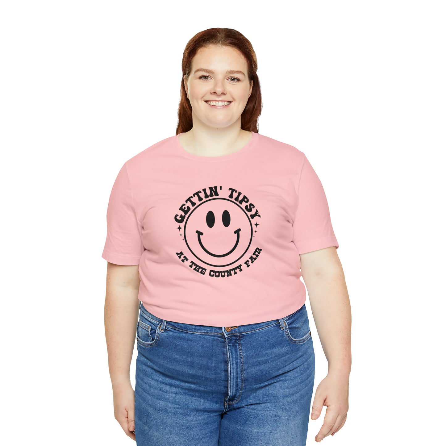 "Gettin' Tipsy at the County Fair" Unisex Jersey Short Sleeve Tee