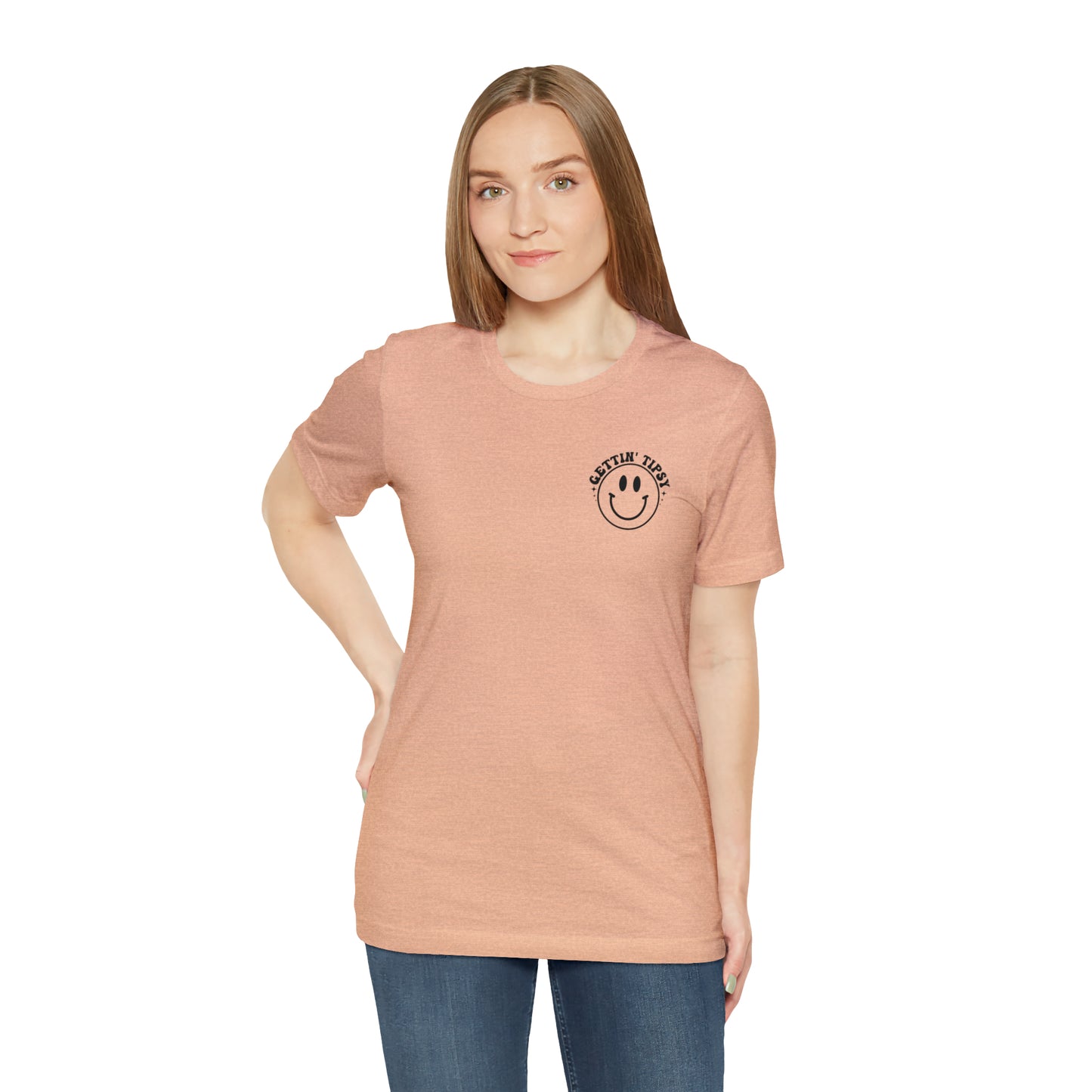 "Errbody in the Lake Gettin' Tipsy" (Front and Back Design) Unisex Jersey Short Sleeve Tee