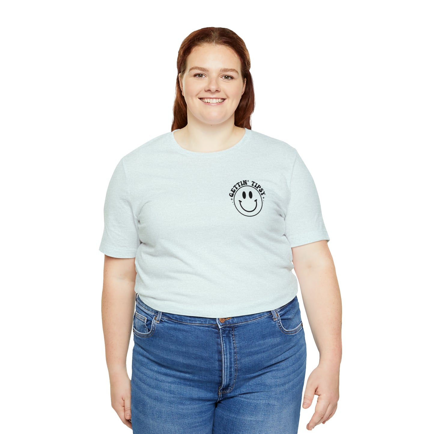 "Errbody in the Lake Gettin' Tipsy" (Front and Back Design) Unisex Jersey Short Sleeve Tee